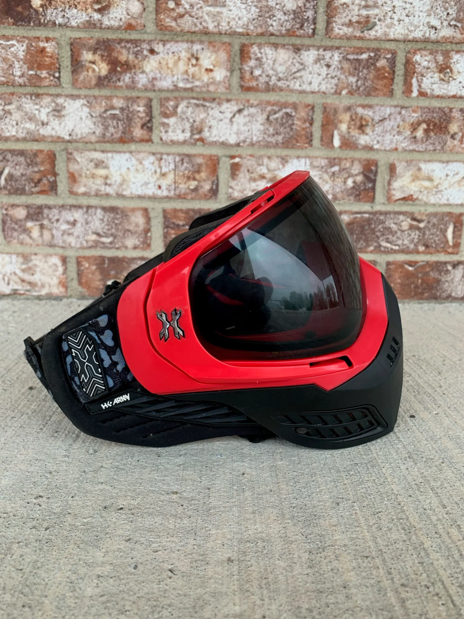 Used HK Army KLR Goggle - Black / Red - Image 3