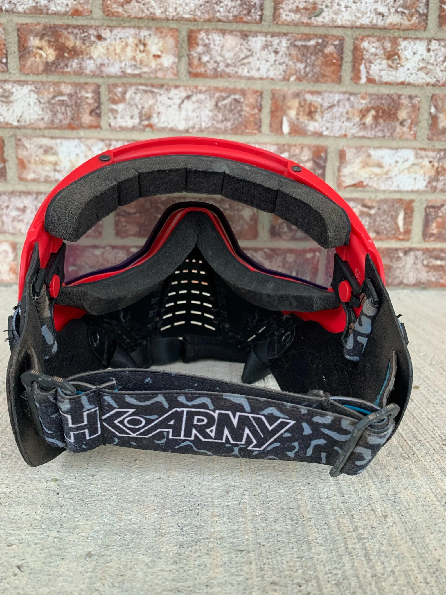 Used HK Army KLR Goggle - Black / Red - Image 4
