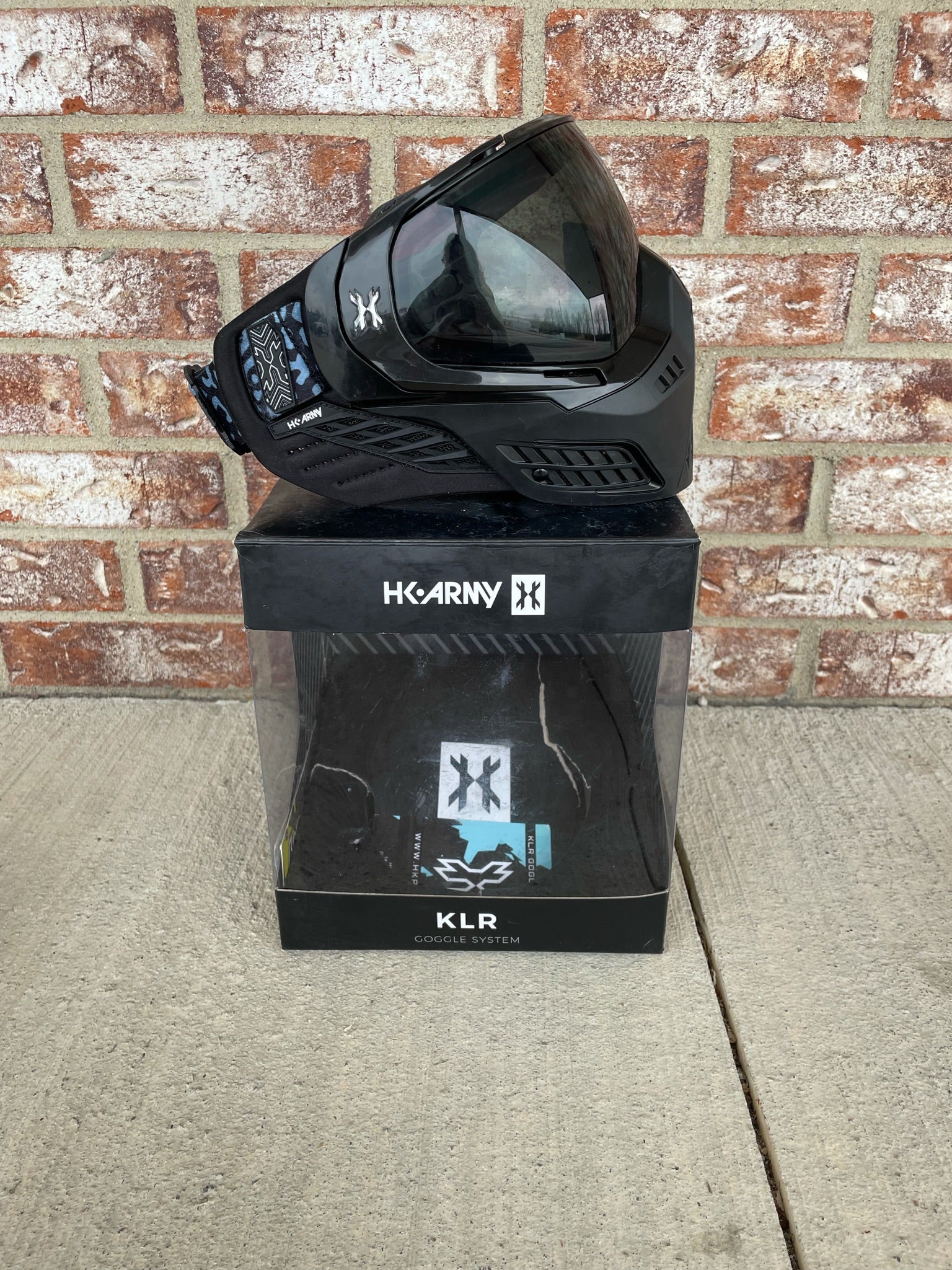 Used HK Army KLR Paintball Mask - Black - Image 2