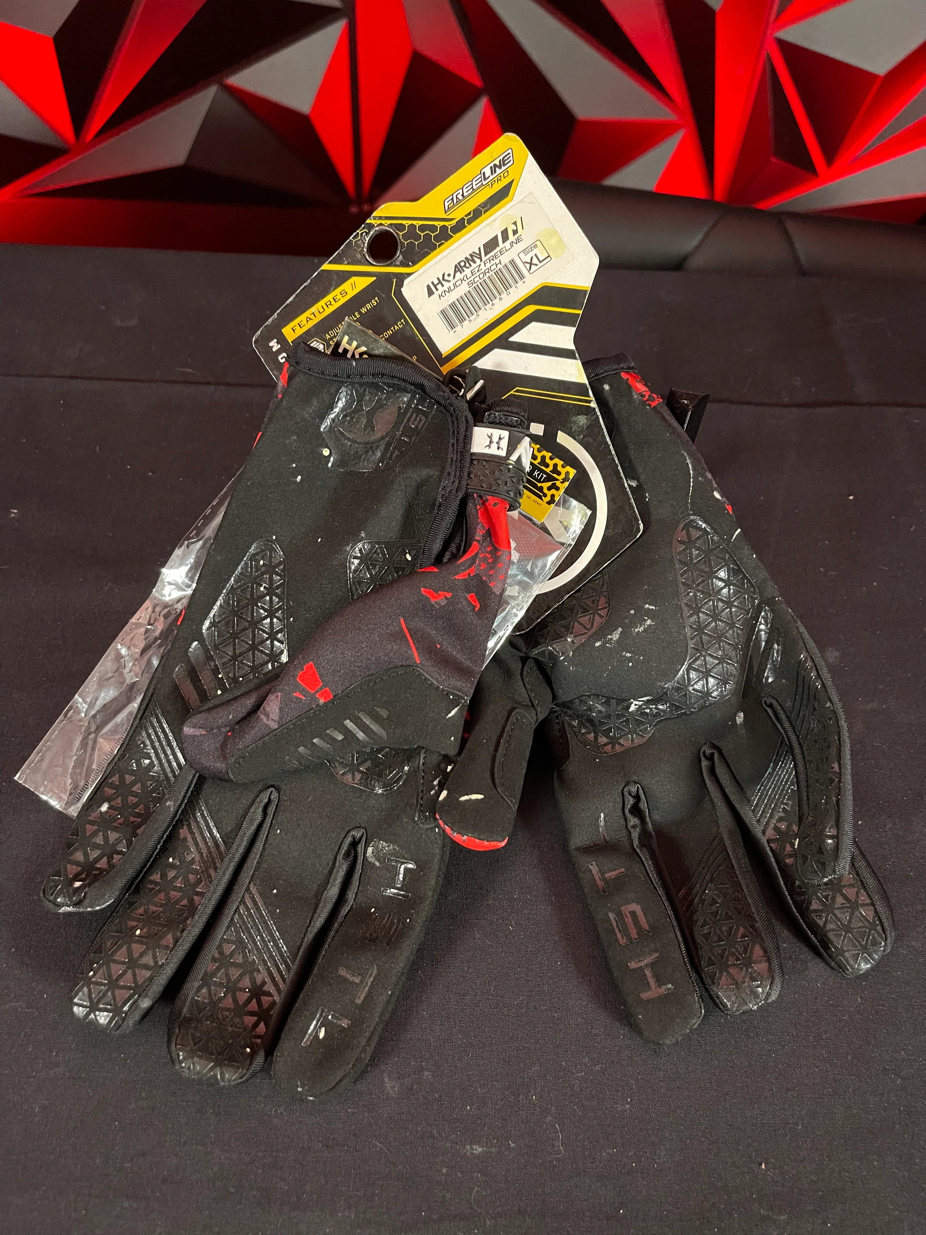 Used HK Army Knucklez Freeline Pro Gloves - Scorch - XL - Image 2