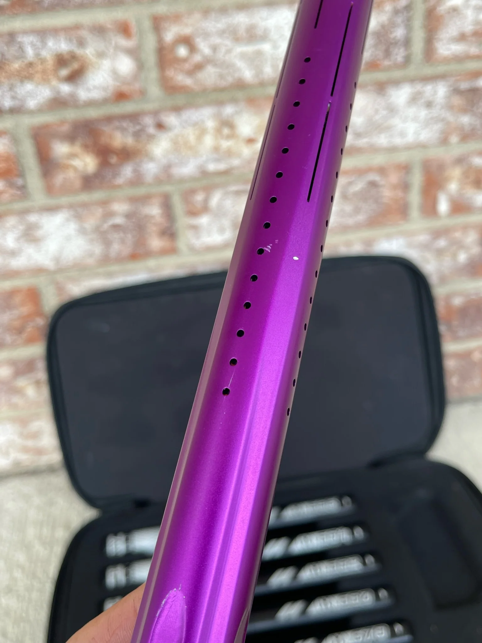 Used HK Army LAZR Barrel Kit - Dust Purple- Black Inserts - Autococker Thread - Image 6