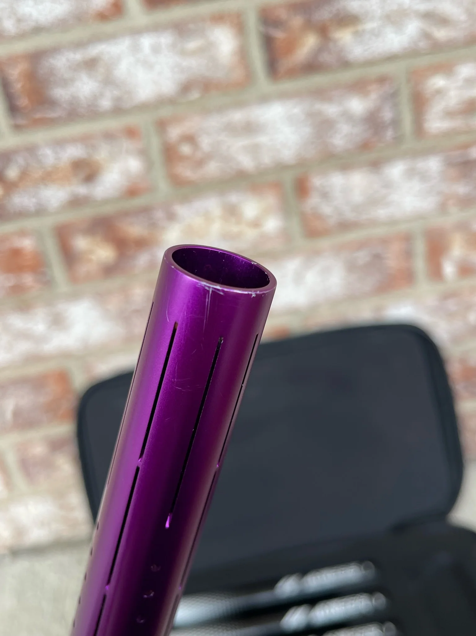 Used HK Army LAZR Barrel Kit - Dust Purple- Black Inserts - Autococker Thread - Image 7