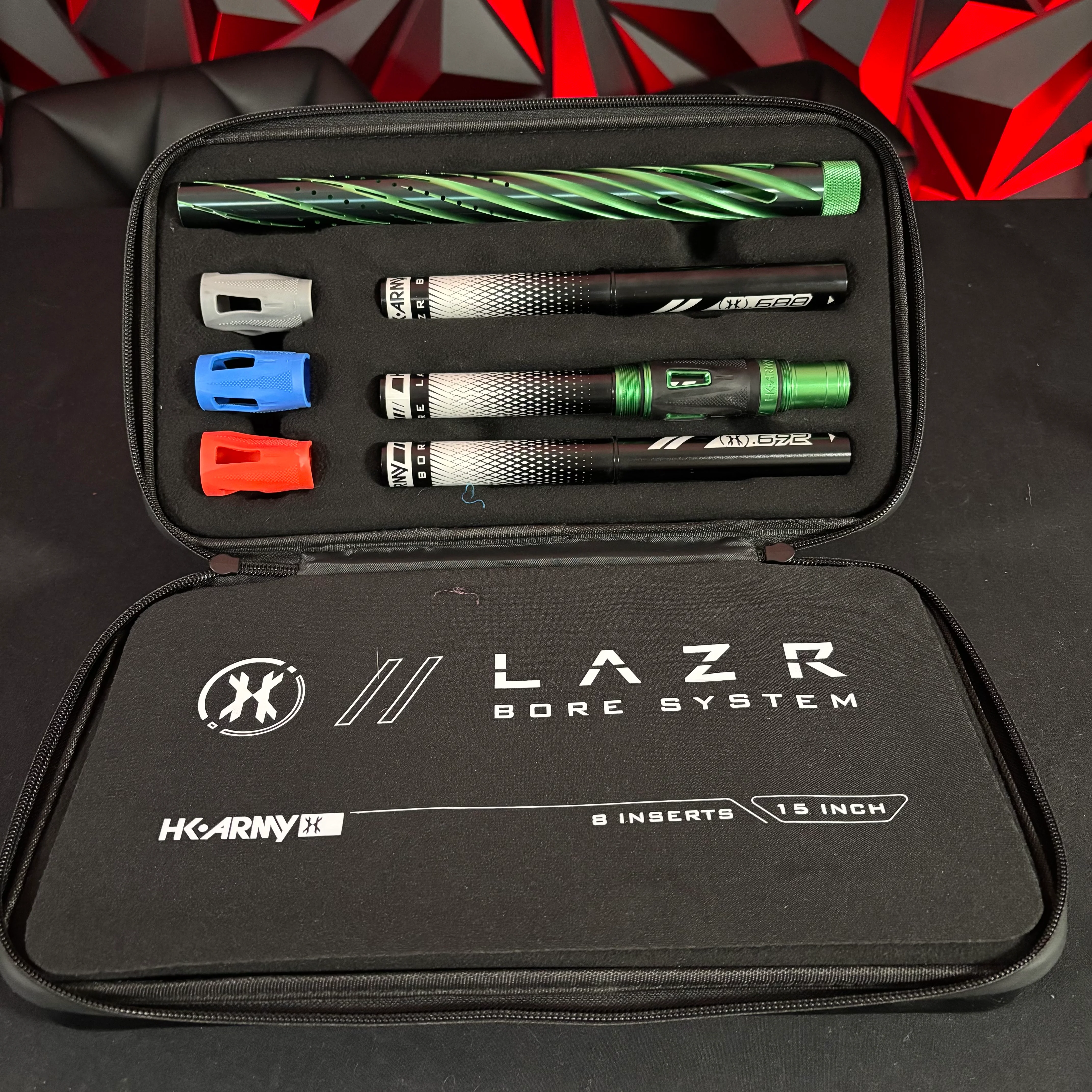 Used HK Army LAZR "Orbit" Barrel Kit - Black/Green - Image 2