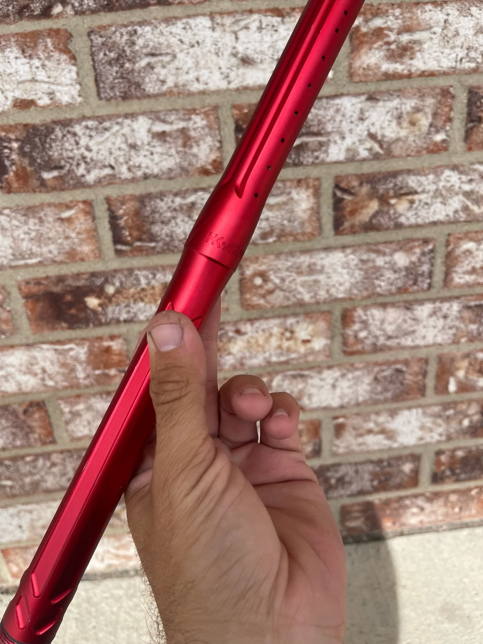 Used HK Army XV One Piece Barrel - Red (AC Threaded) - Image 2