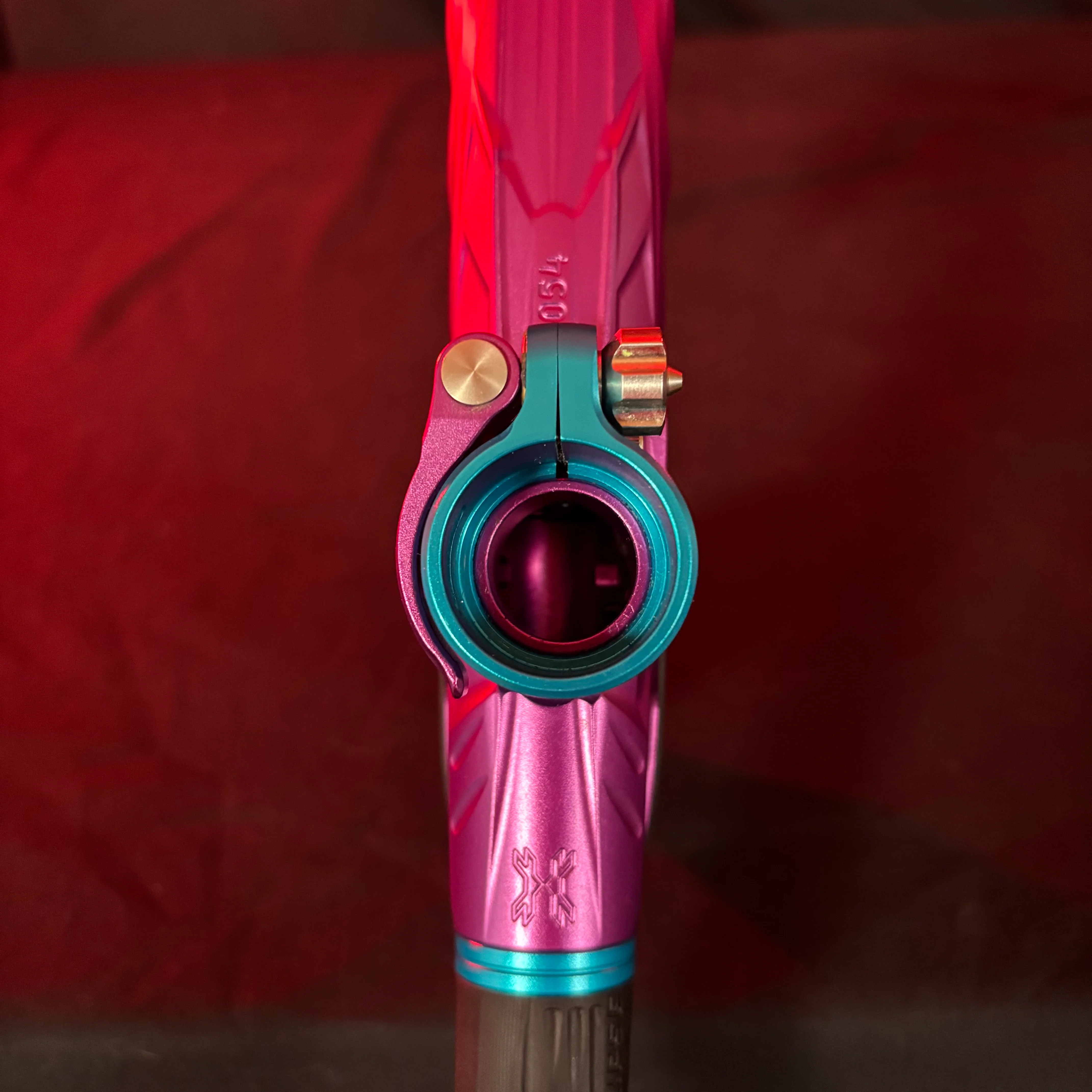 Used HK Army/Planet Eclipse CS3 Fossil Paintball Gun - Amp (Purple/Teal) - Image 9
