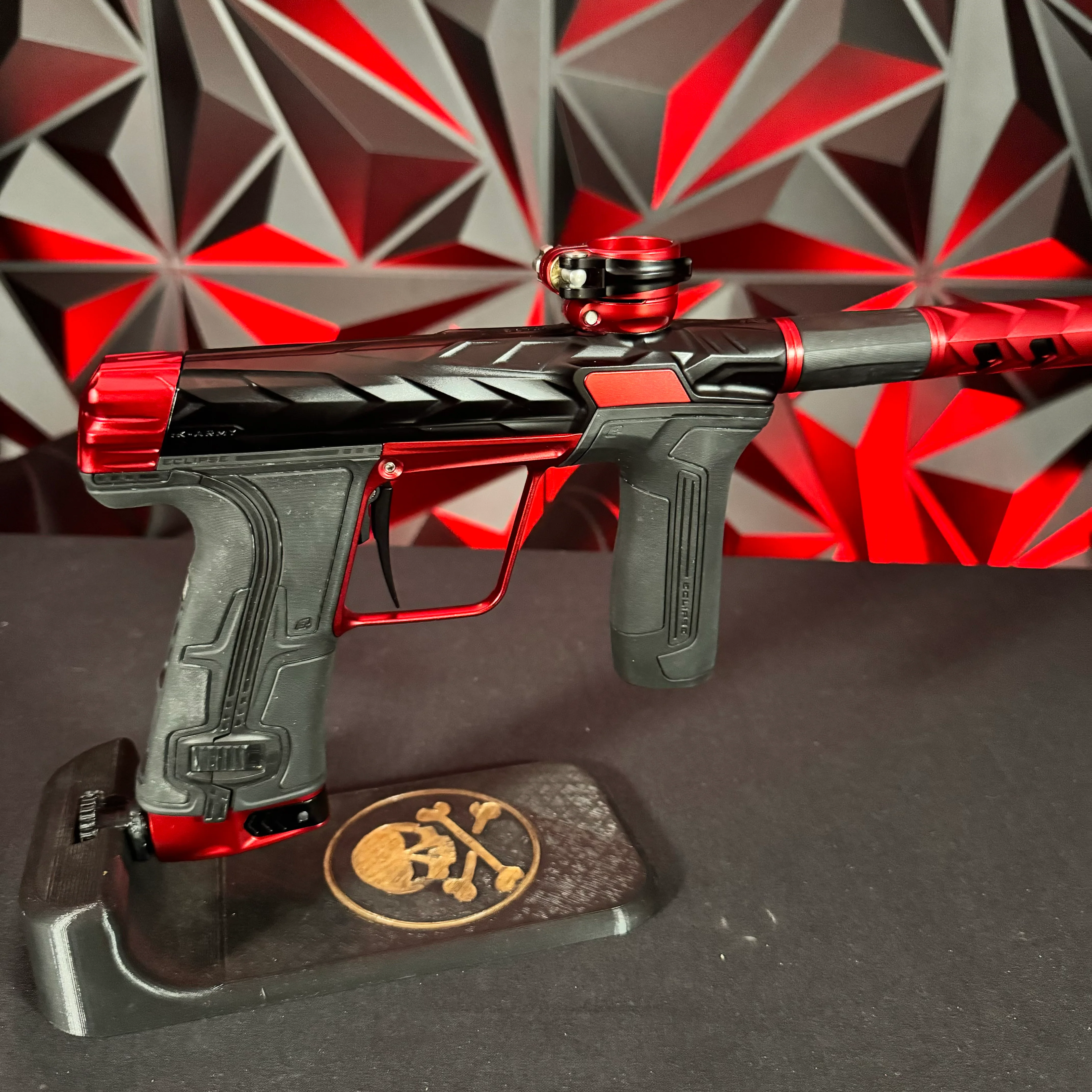 Used HK Army/Planet Eclipse CS3 Fossil Paintball Gun - Black/Red - Image 2