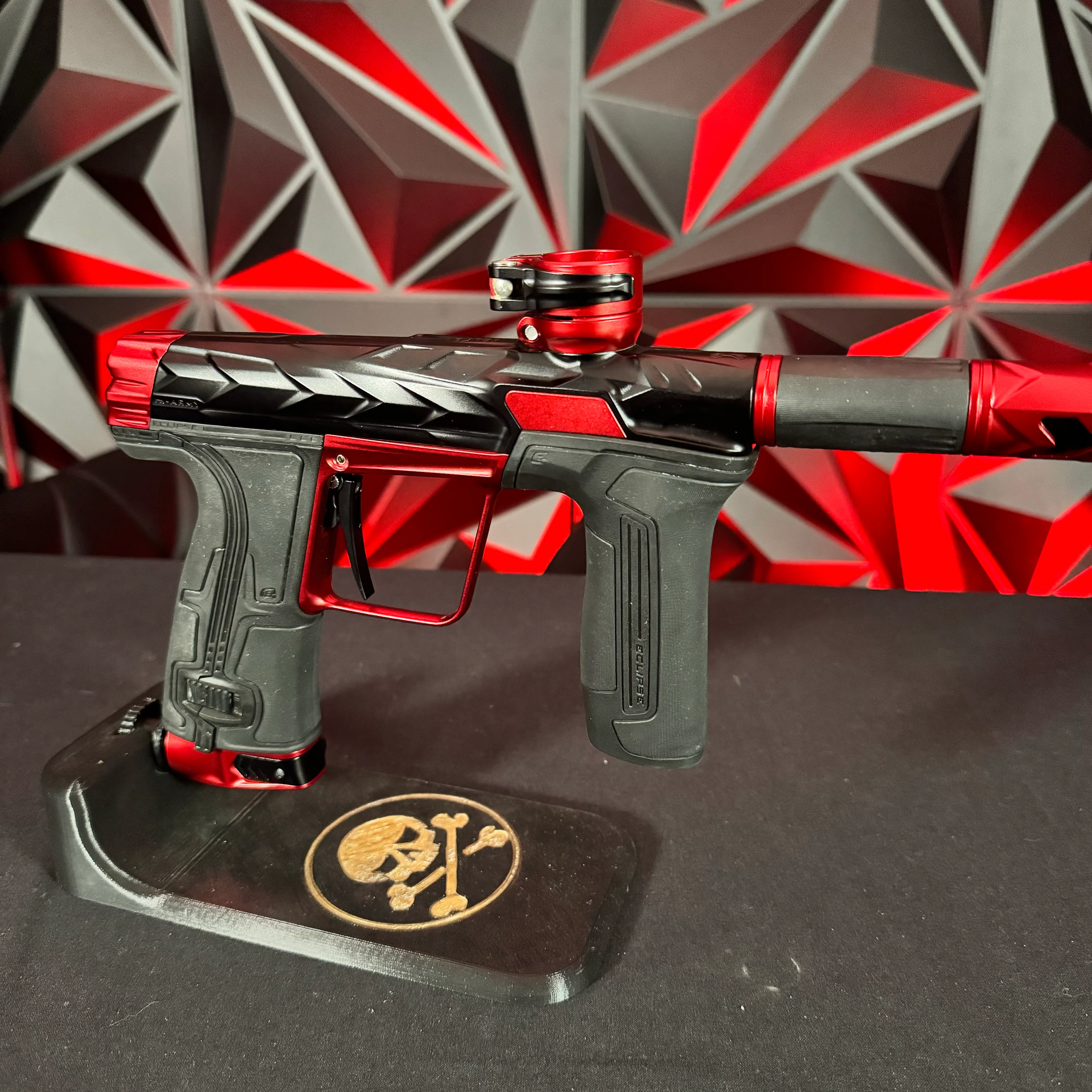Used HK Army/Planet Eclipse CS3 Fossil Paintball Gun - Black/Red - Image 4