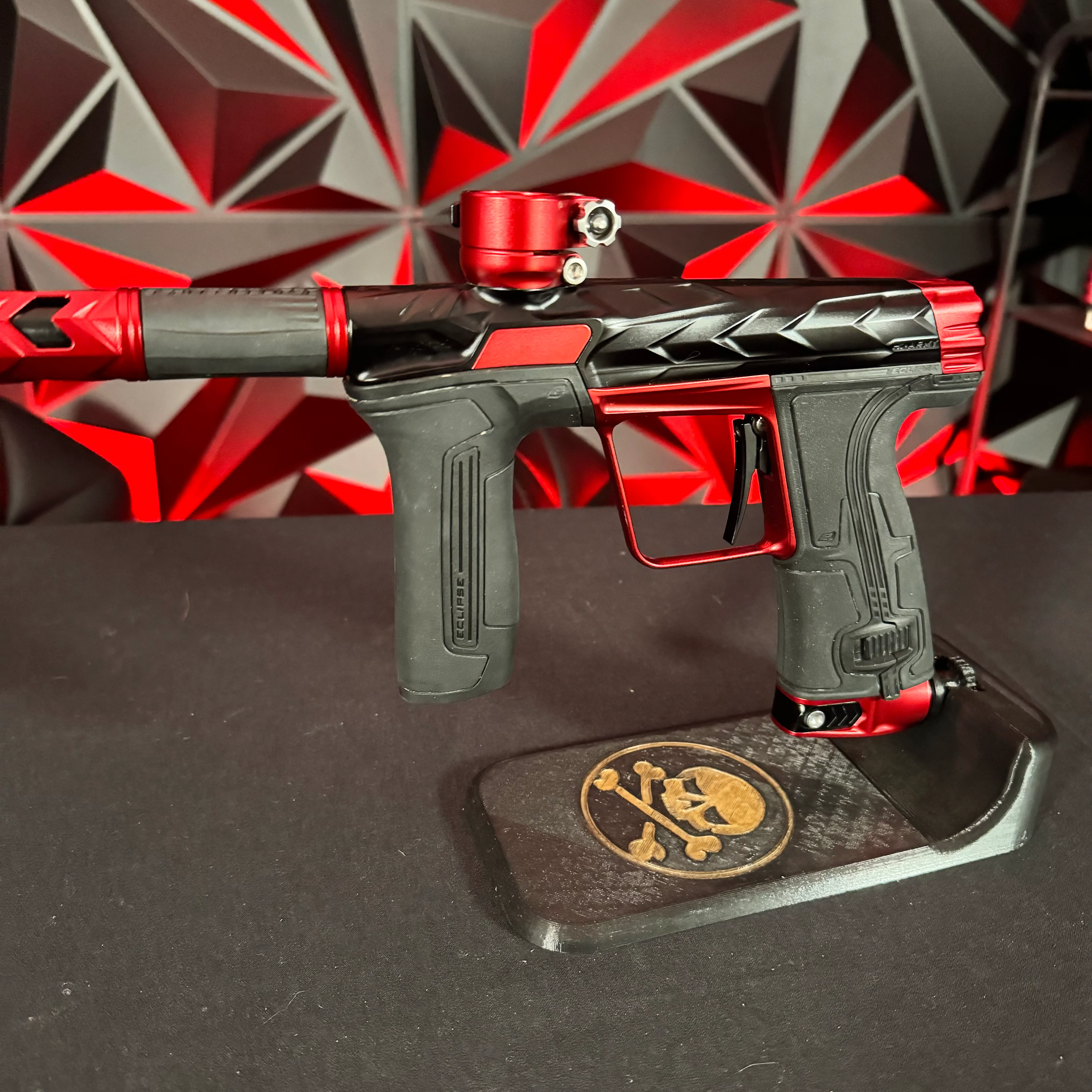 Used HK Army/Planet Eclipse CS3 Fossil Paintball Gun - Black/Red - Image 5