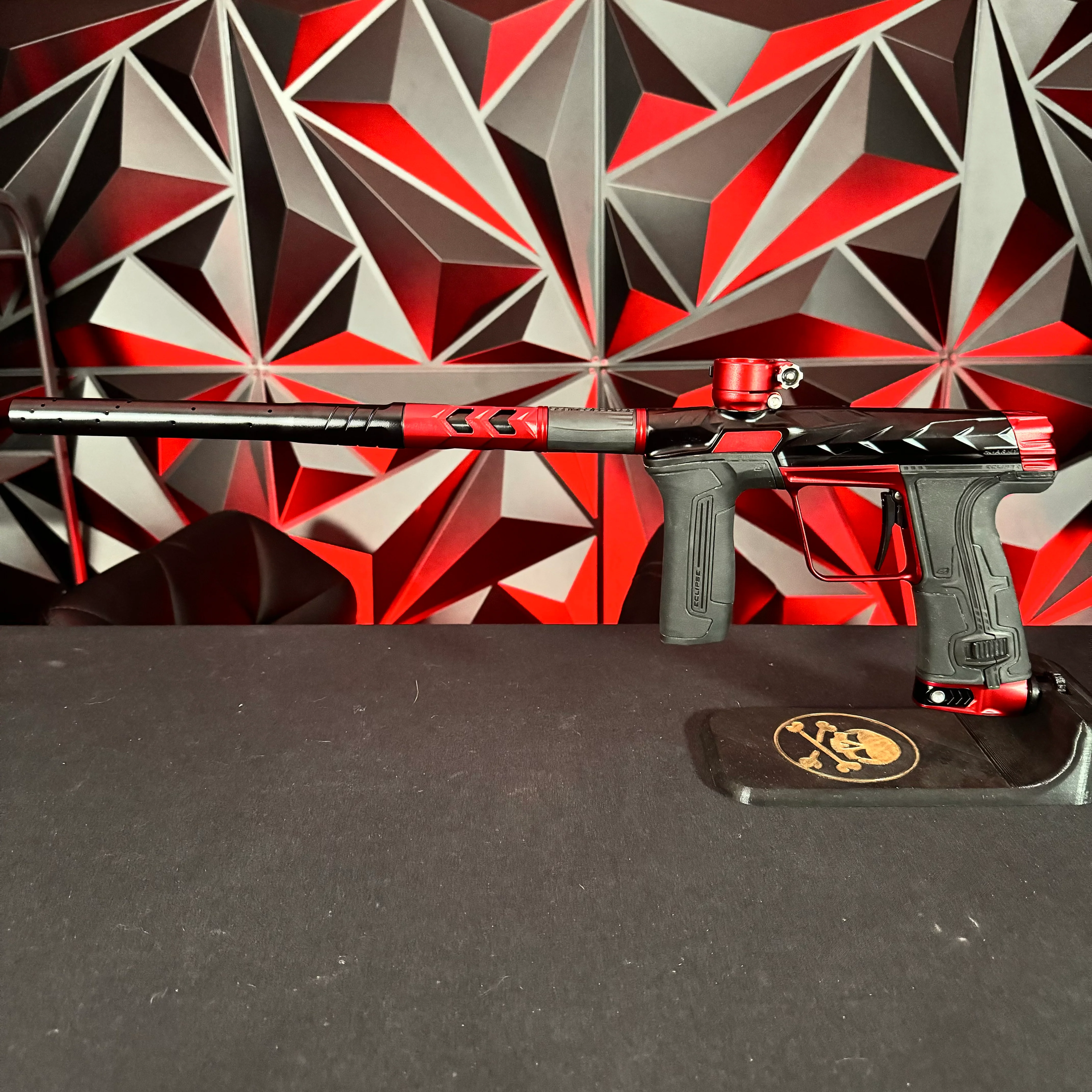 Used HK Army/Planet Eclipse CS3 Fossil Paintball Gun - Black/Red - Image 7