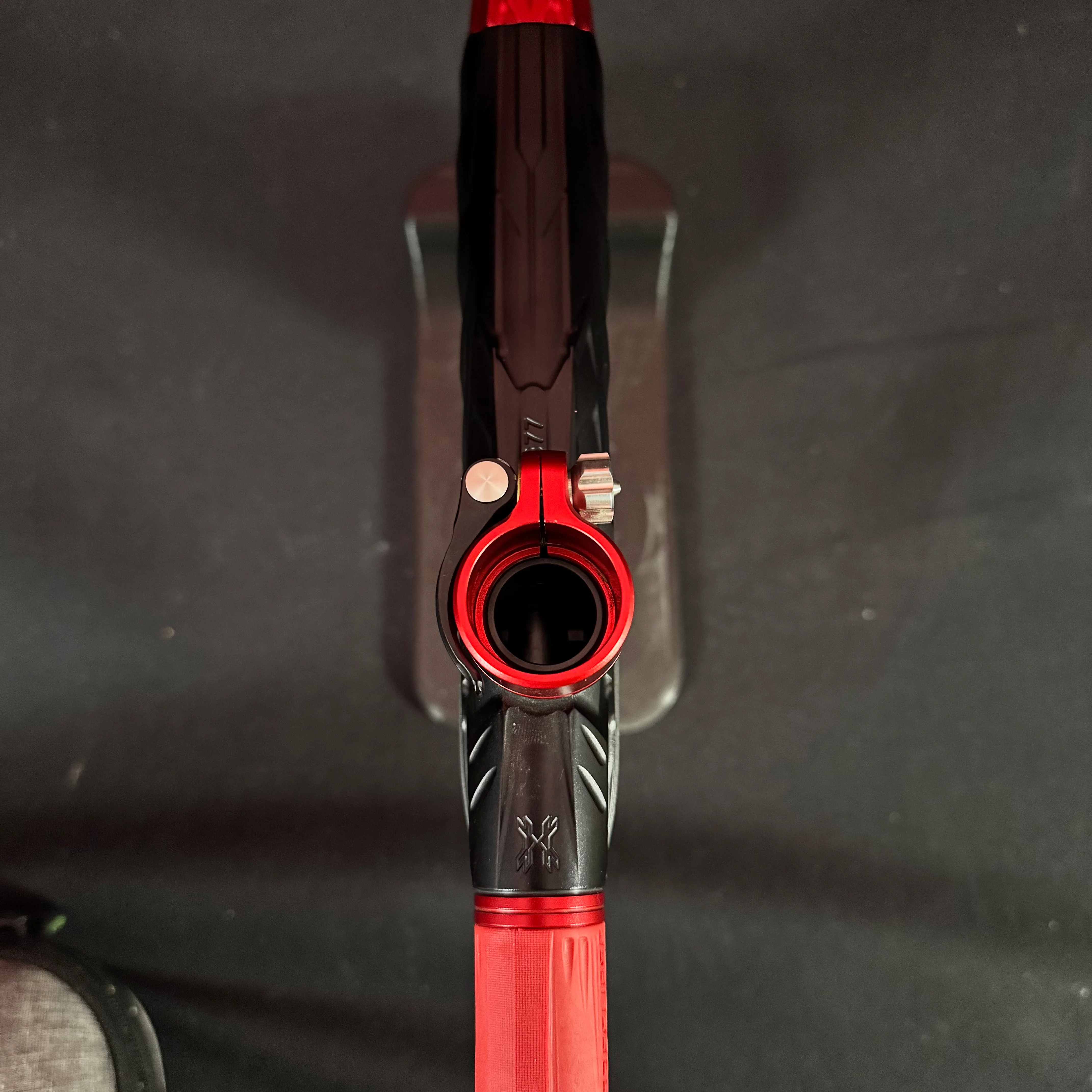 Used HK Army/Planet Eclipse CS3 Fossil Paintball Gun - Black/Red w/Infamous Deuce Trigger - Image 9