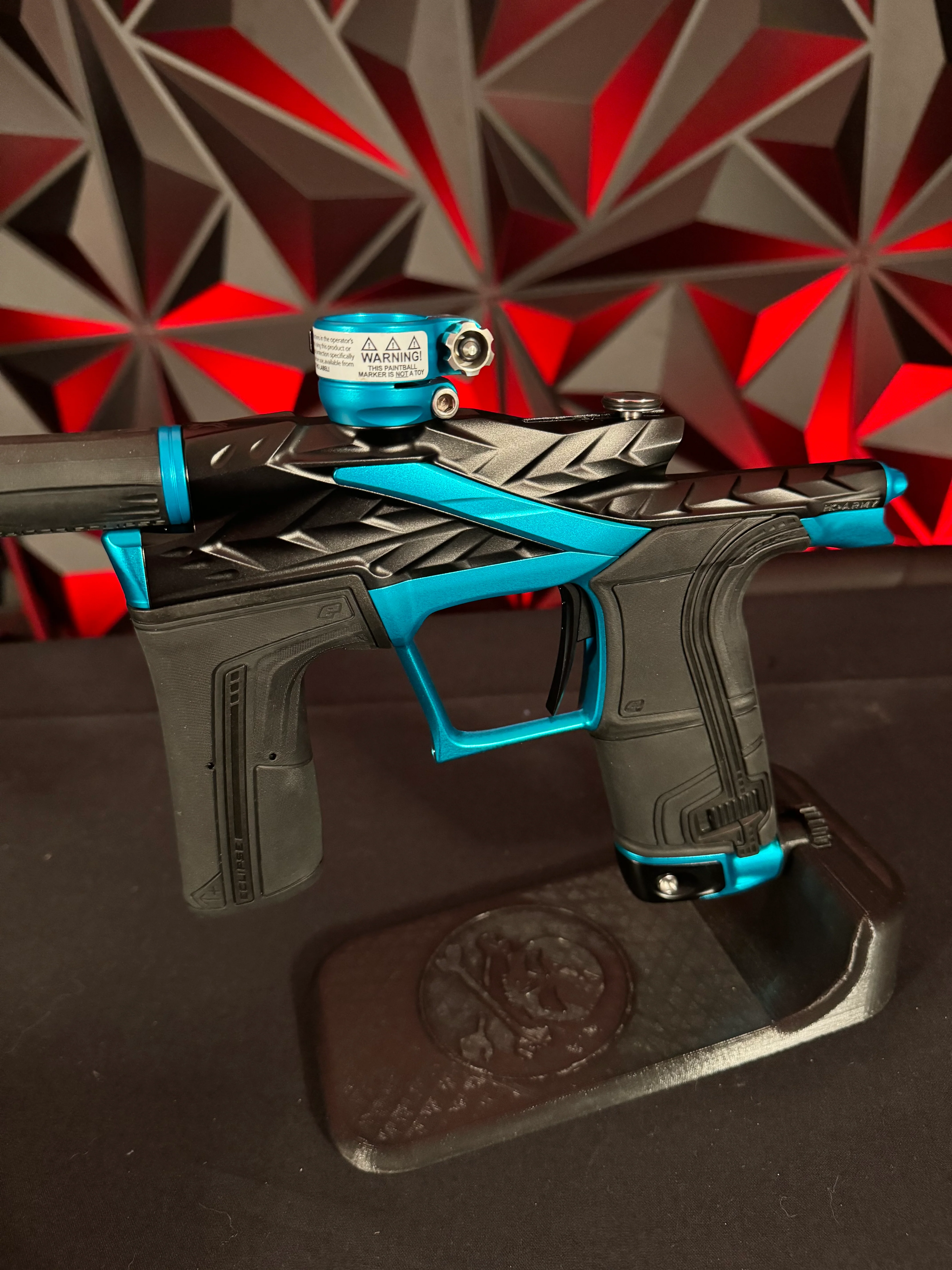 Used HK Army/Planet Eclipse LV2 Fossil Paintball Gun - Black/Blue - Image 4