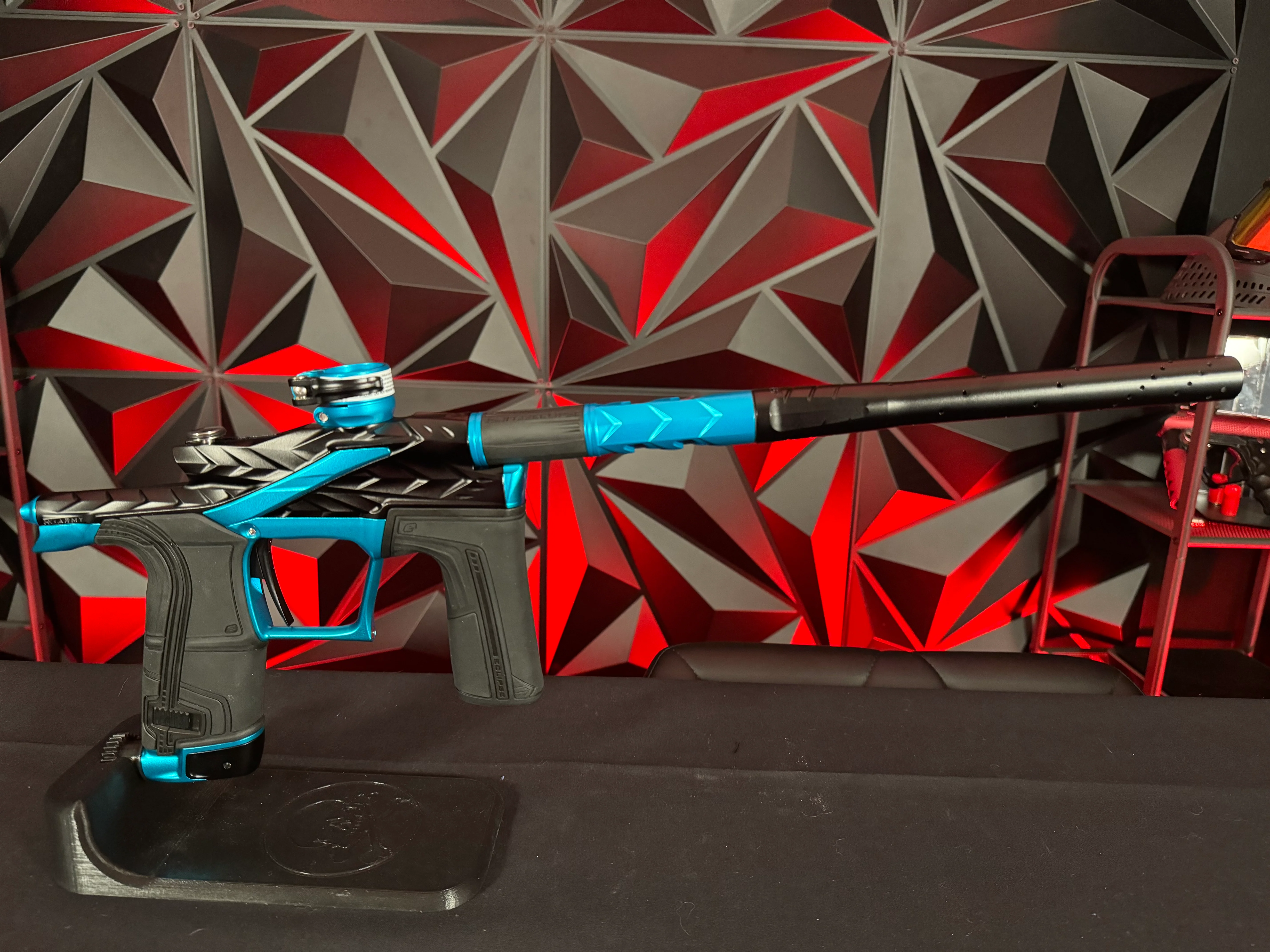 Used HK Army/Planet Eclipse LV2 Fossil Paintball Gun - Black/Blue - Image 5