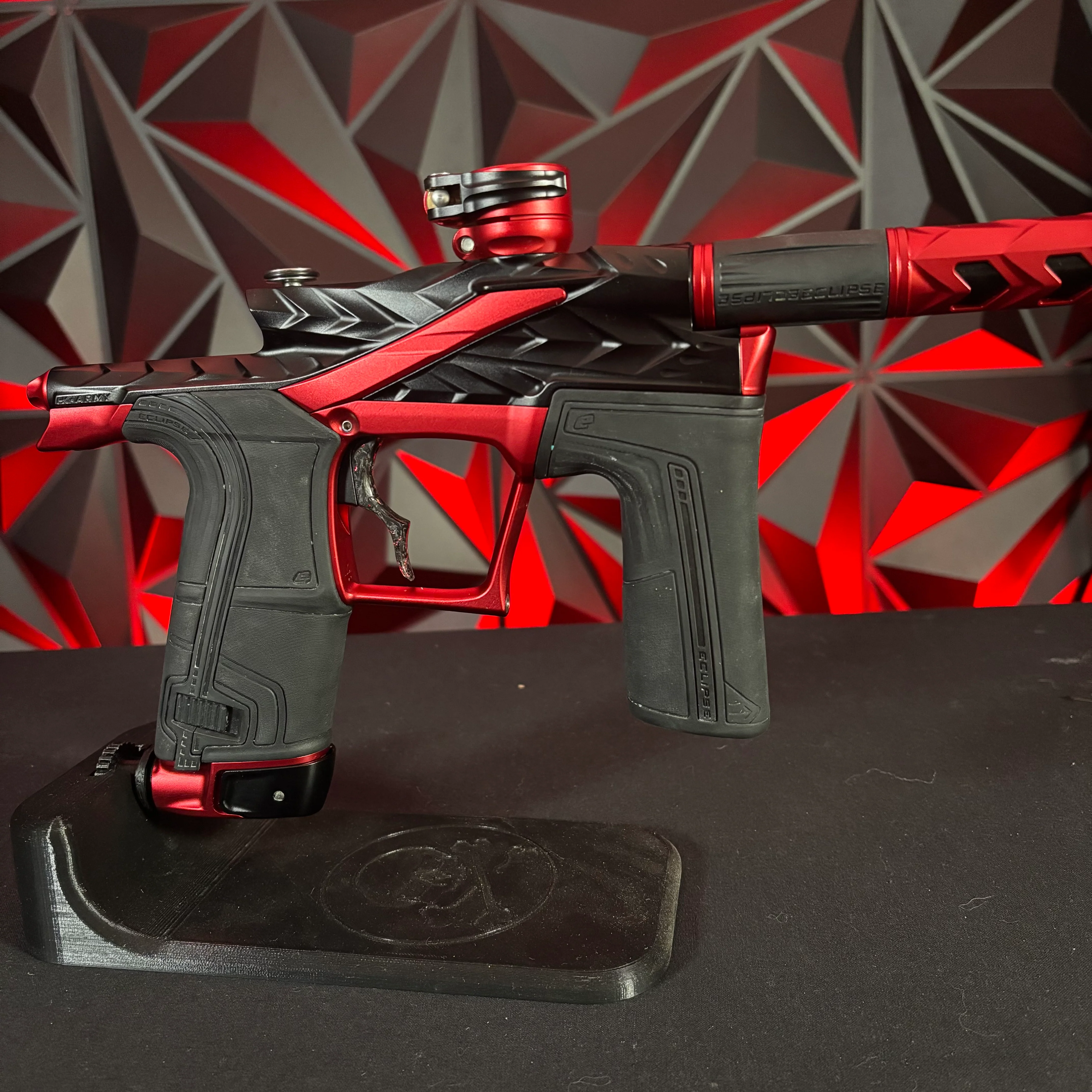 Used HK Army/Planet Eclipse LV2 Fossil Paintball Gun - Black/ Red - Image 3