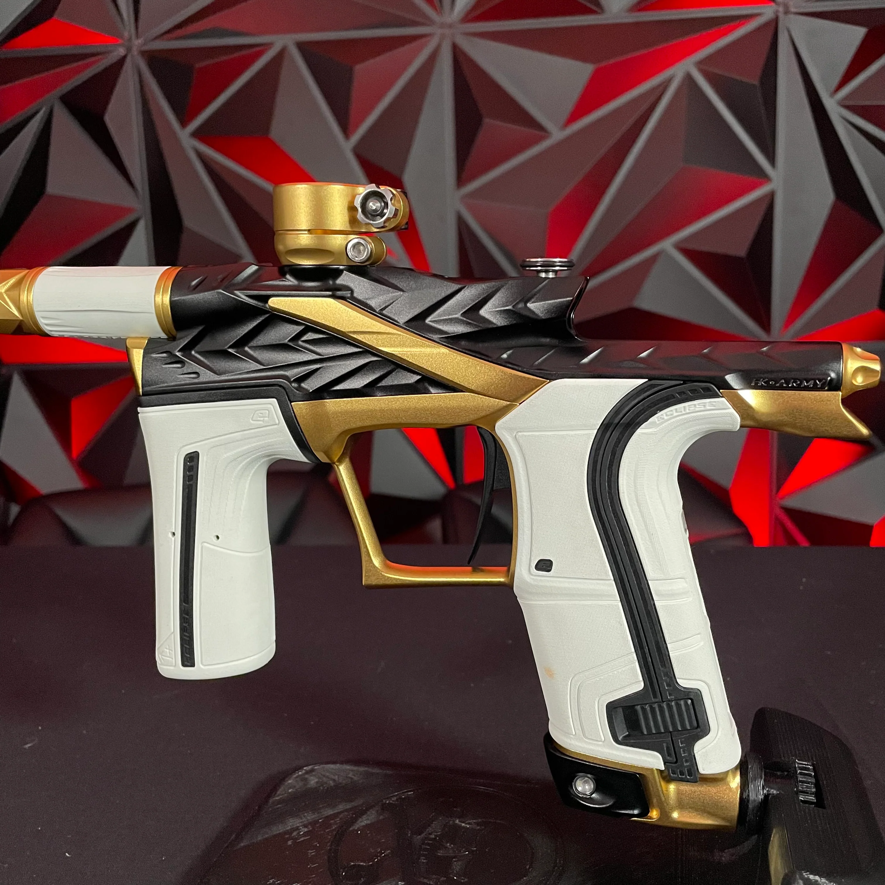 Used HK Army/Planet Eclipse LV2 Fossil Paintball Gun - Black/Gold - Image 2