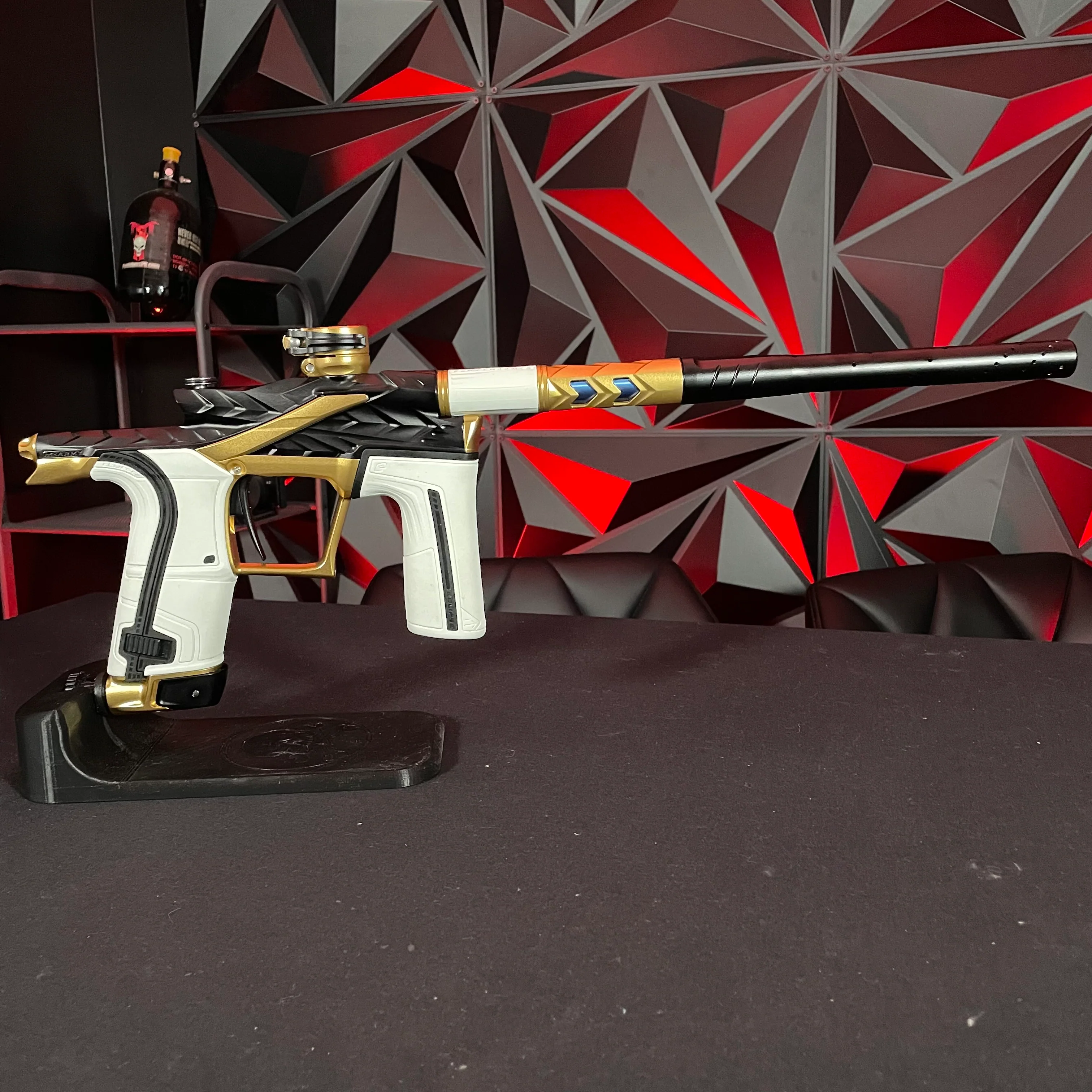 Used HK Army/Planet Eclipse LV2 Fossil Paintball Gun - Black/Gold - Image 4