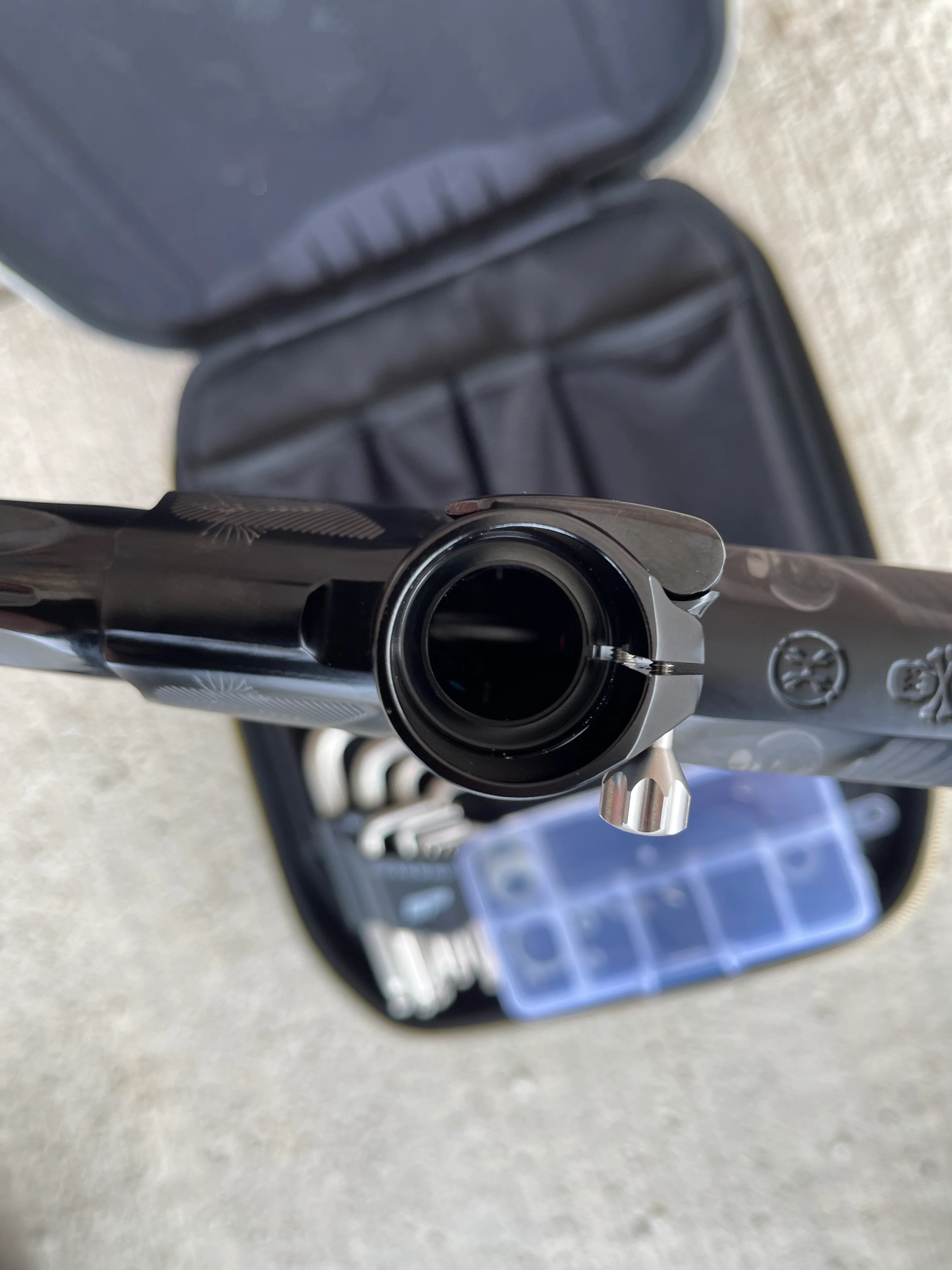 Used HK Army Shocker Amp Paintball Gun - Black w/ Succubus Laser Engraving - Image 6