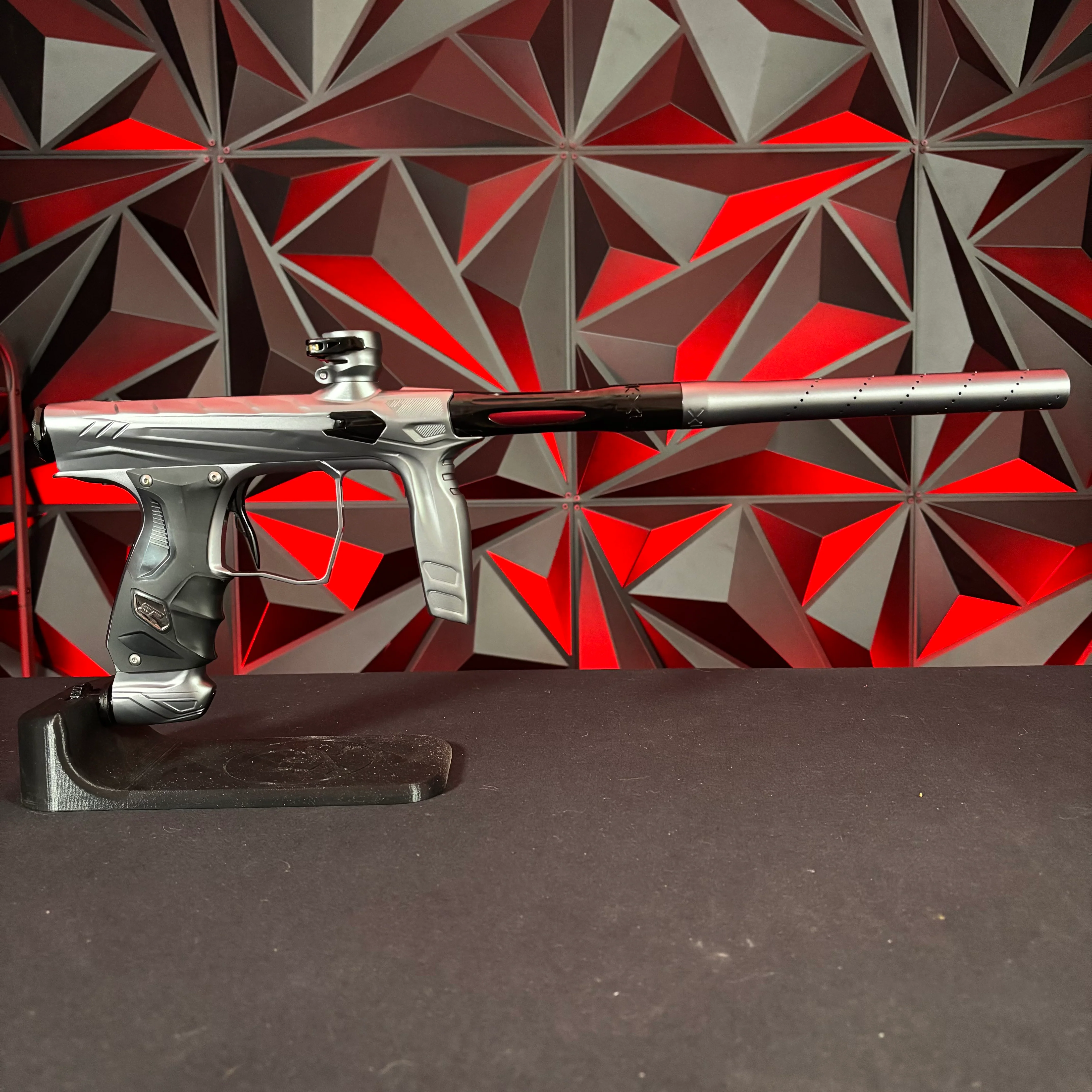 Used HK Army Shocker Amp Paintball Gun - Pewter/Black - Image 6