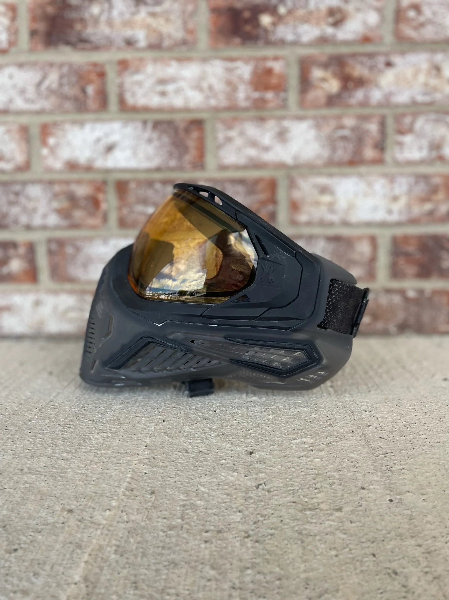 Used HK Army SLR Paintball Mask - Smoke w/ Amber Lens - Image 3