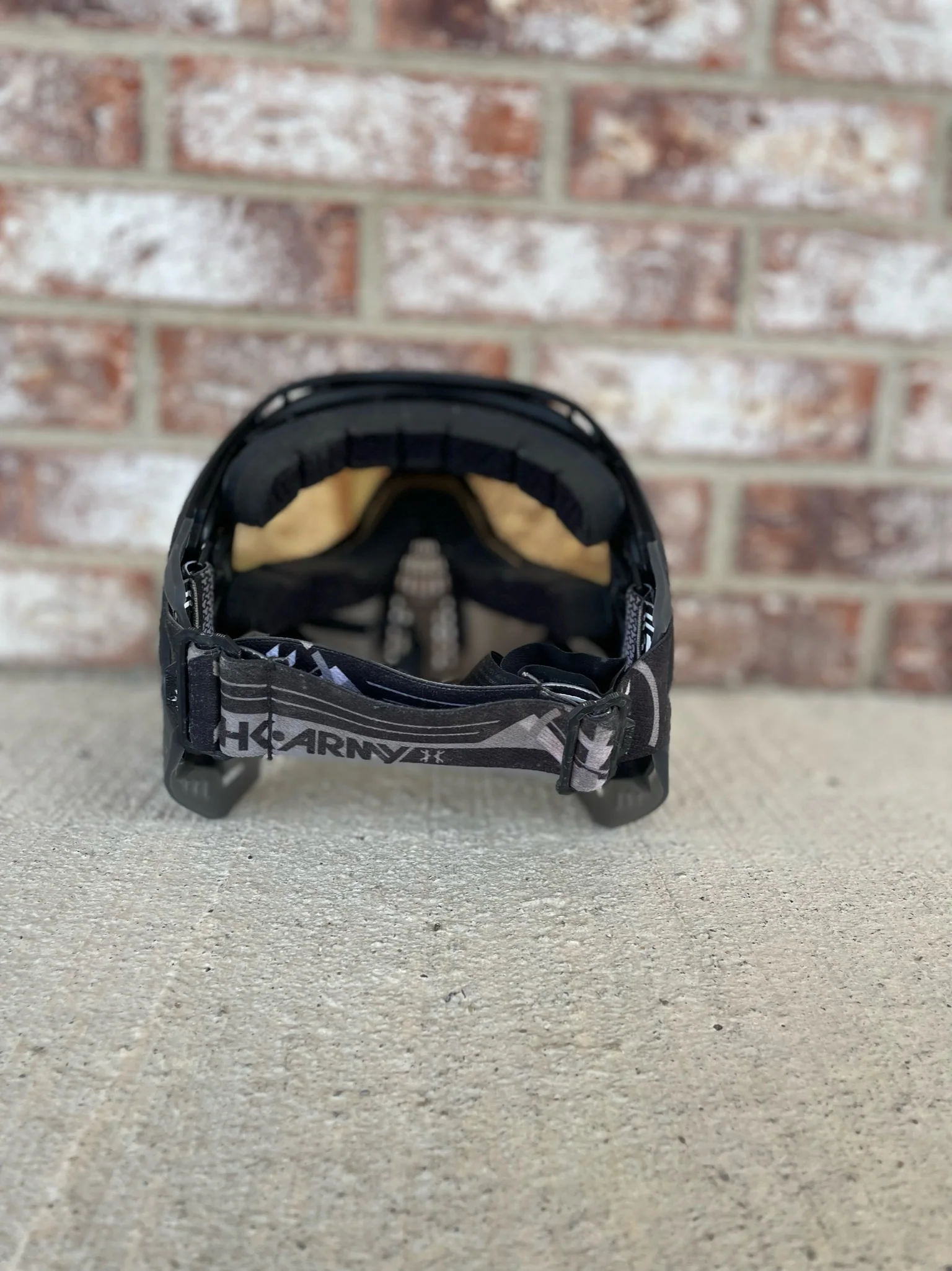 Used HK Army SLR Paintball Mask - Smoke w/ Amber Lens - Image 4