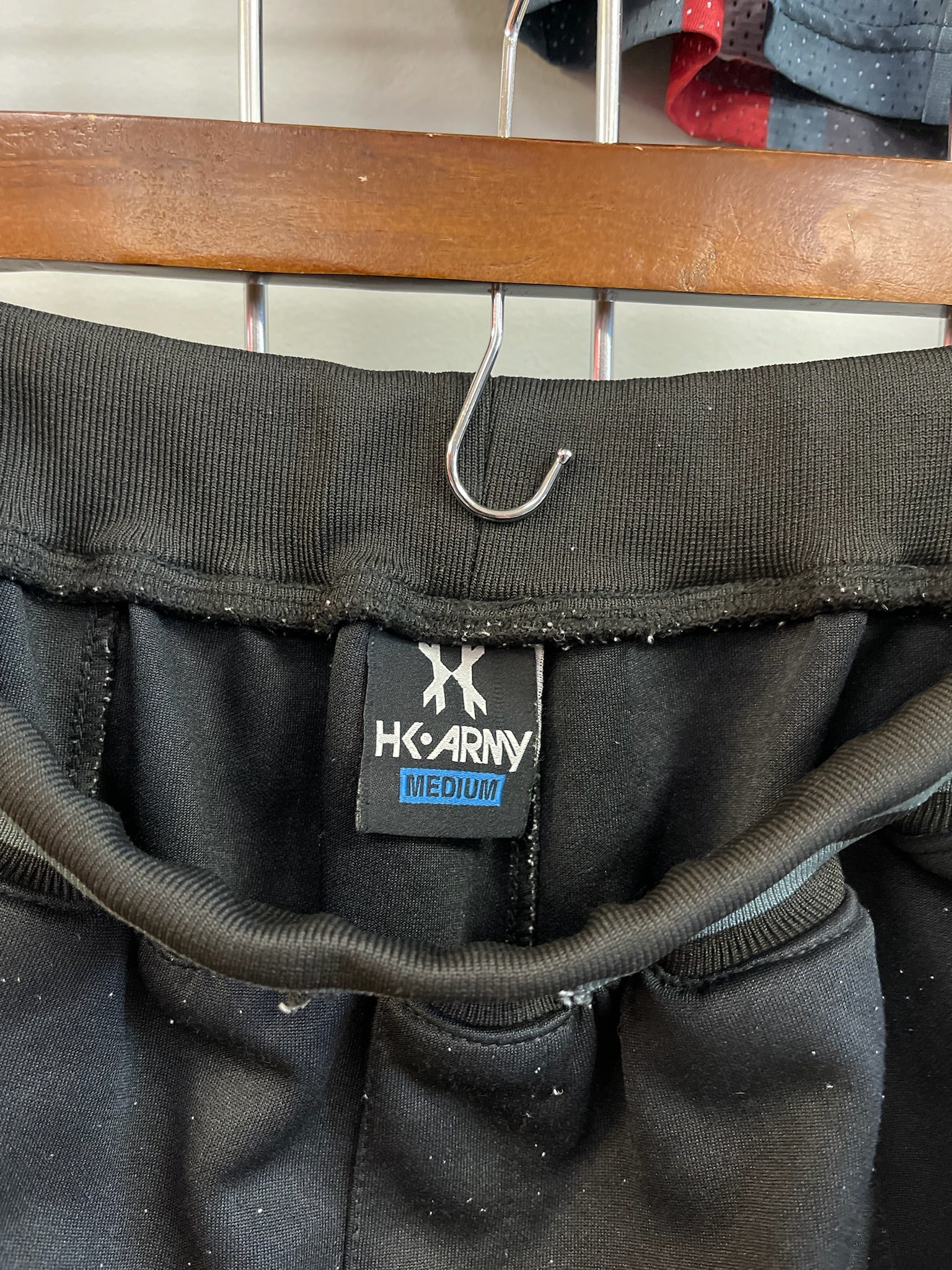 Used HK Army Track Jogger Paintball Pants- Black/Grey - Medium - Image 2