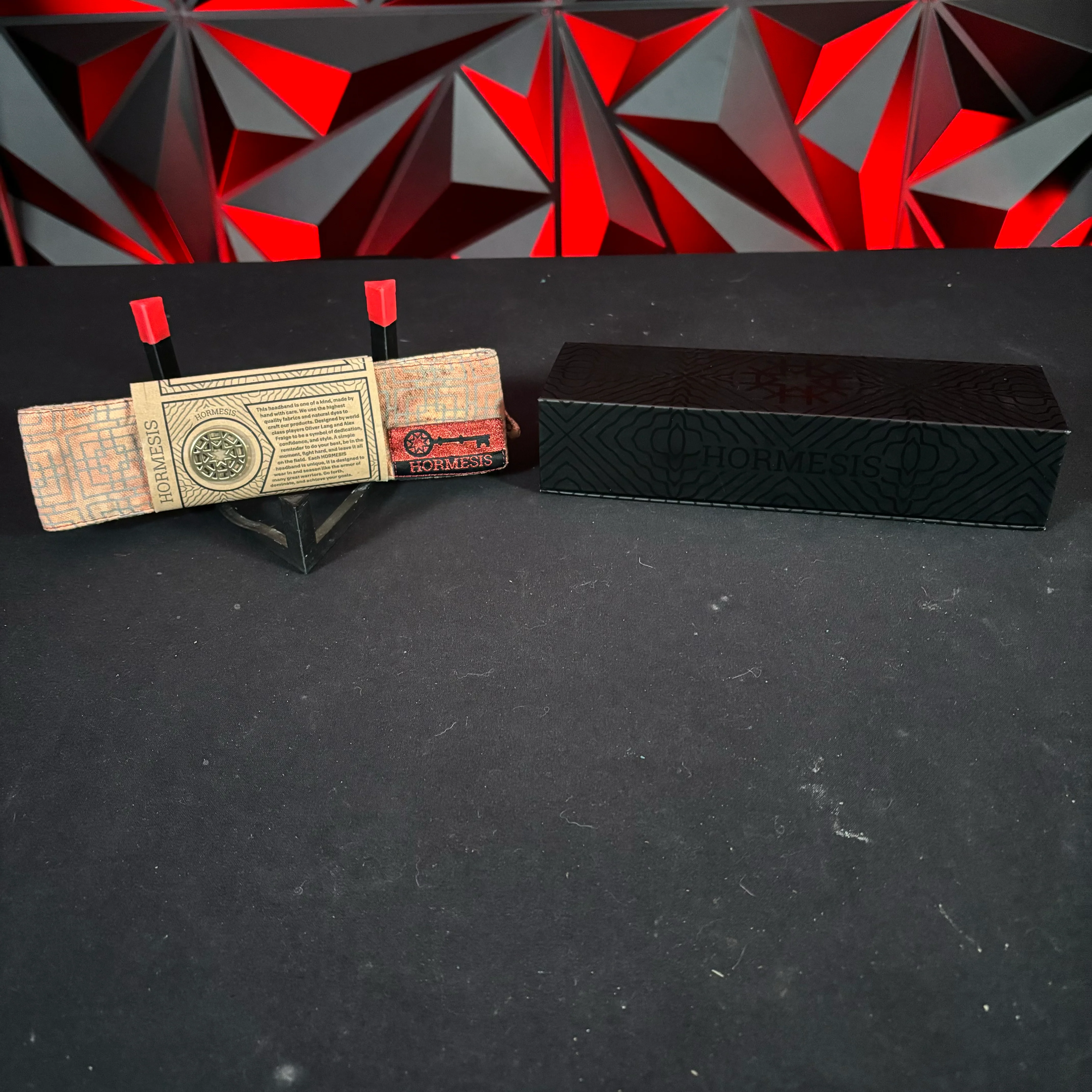 Used Hormesis Headband - The Pen Series #10/116 (Red/Silver)