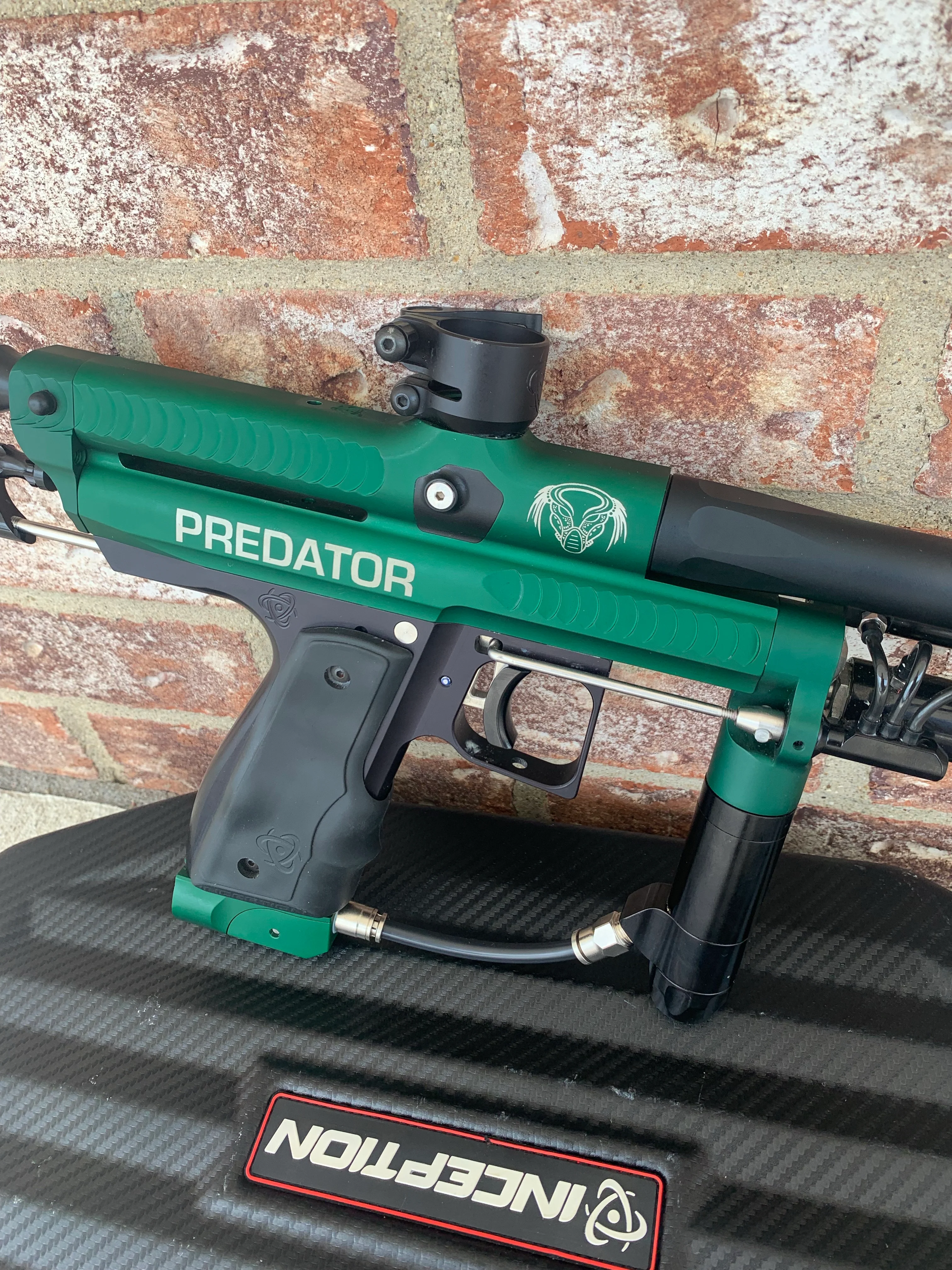 Used Inception Predator Autococker Paintball Marker- Dark Green - Image 2