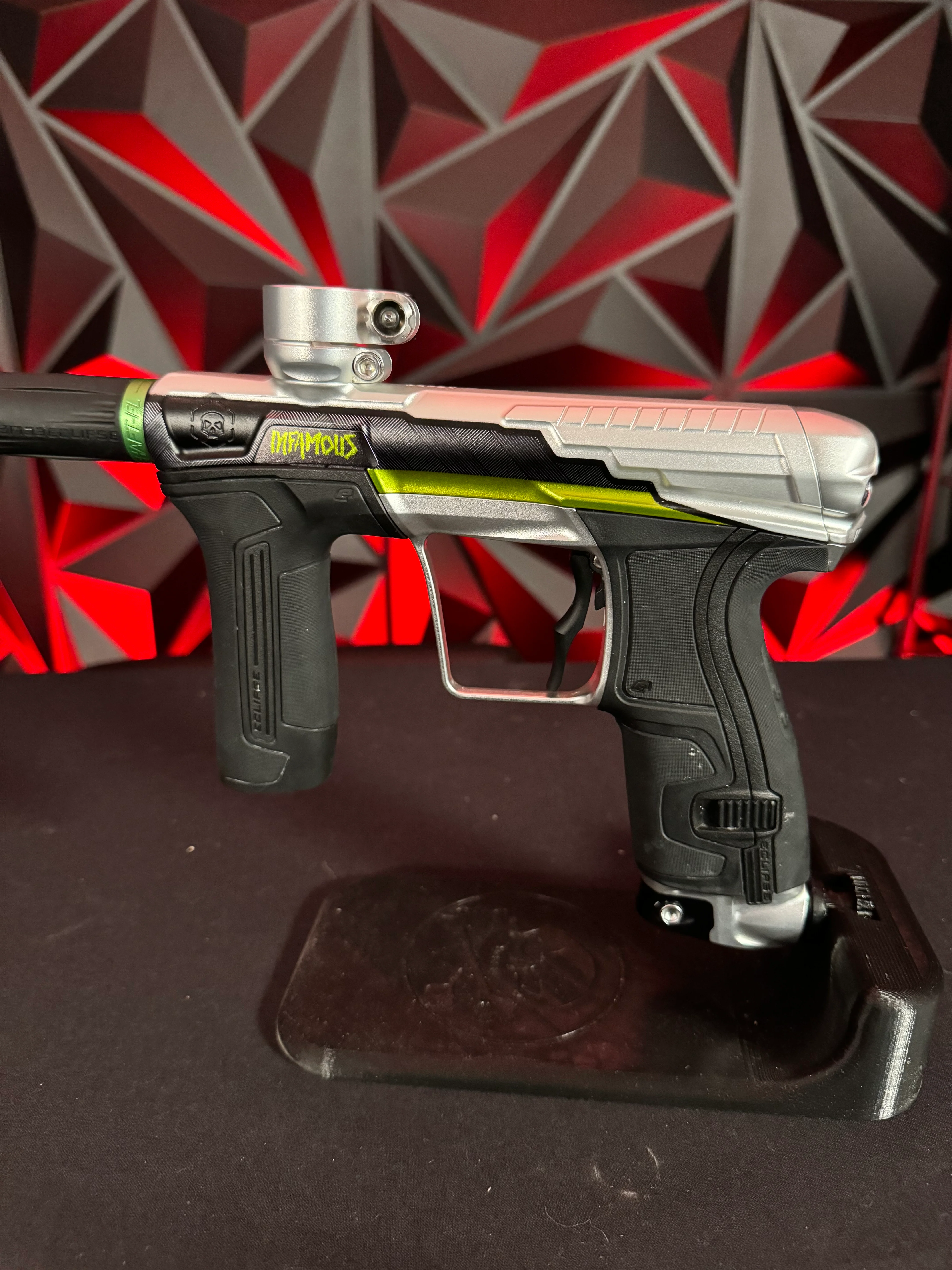 Used Infamous / Planet Eclipse CS2 Paintball Gun - Plata O Plomo Limited Edition - Image 2