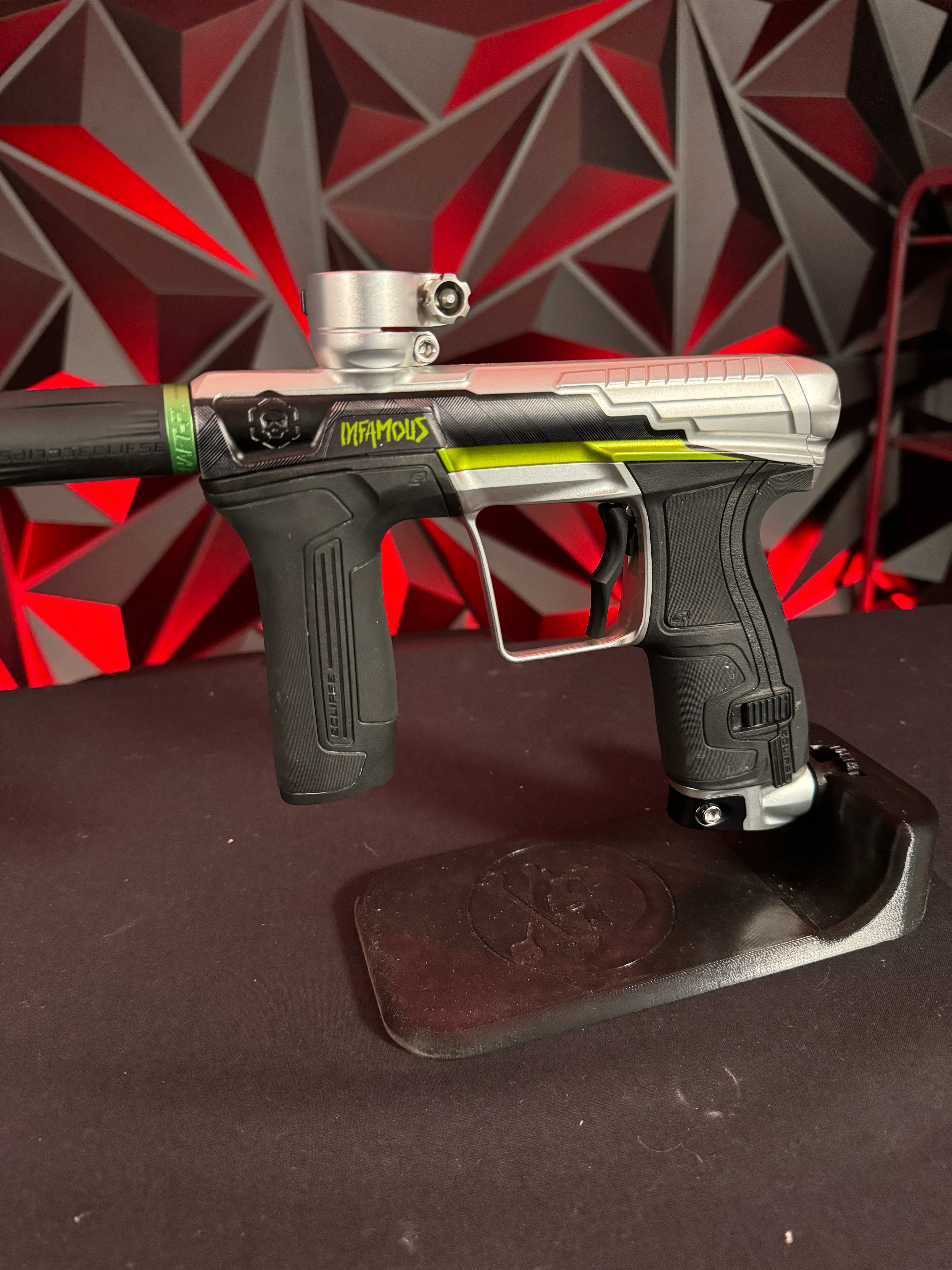 Used Infamous / Planet Eclipse CS2 Paintball Gun - Plata O Plomo Limited Edition - Image 4