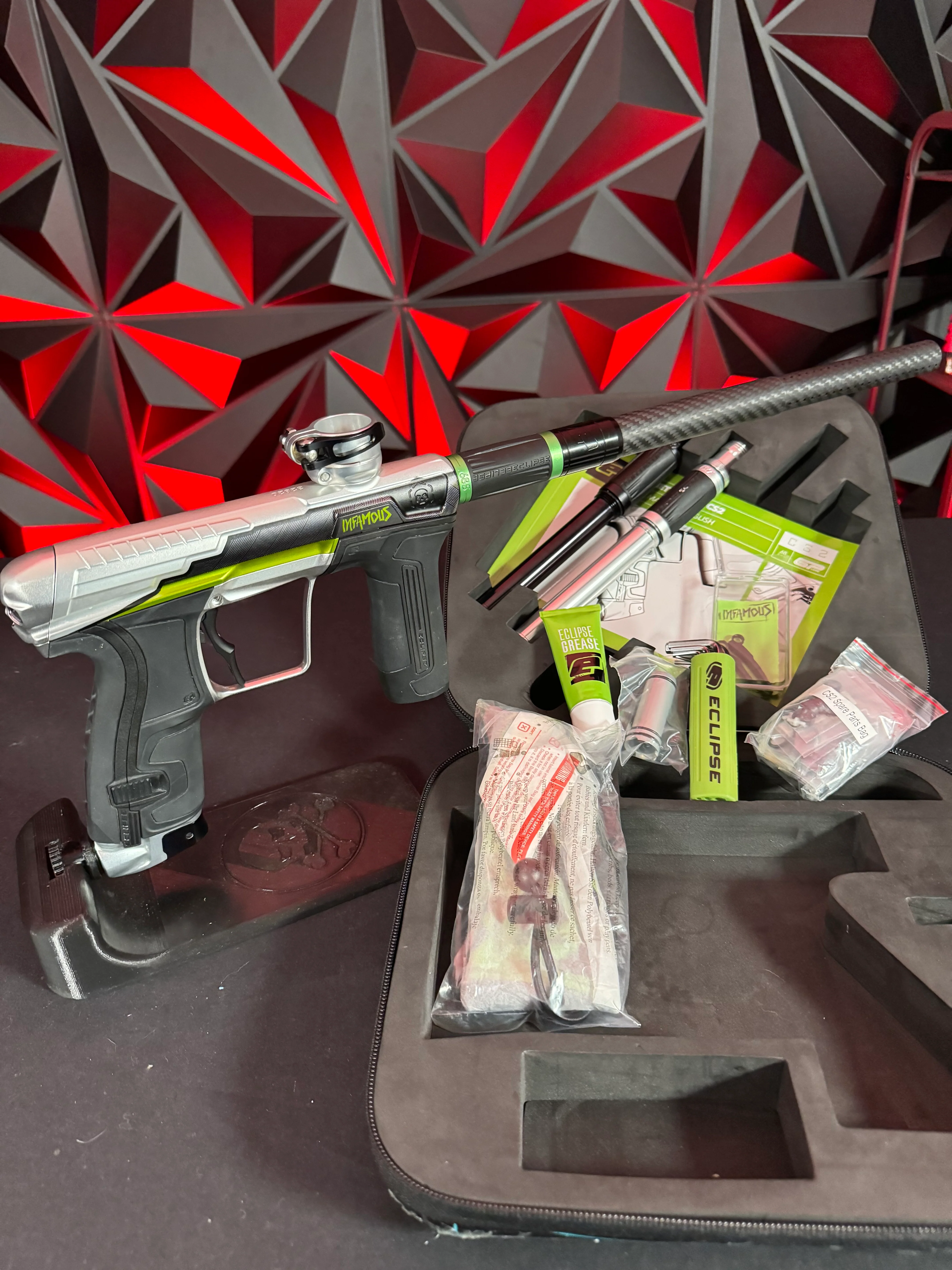 Used Infamous / Planet Eclipse CS2 Paintball Gun - Plata O Plomo Limited Edition - Image 7