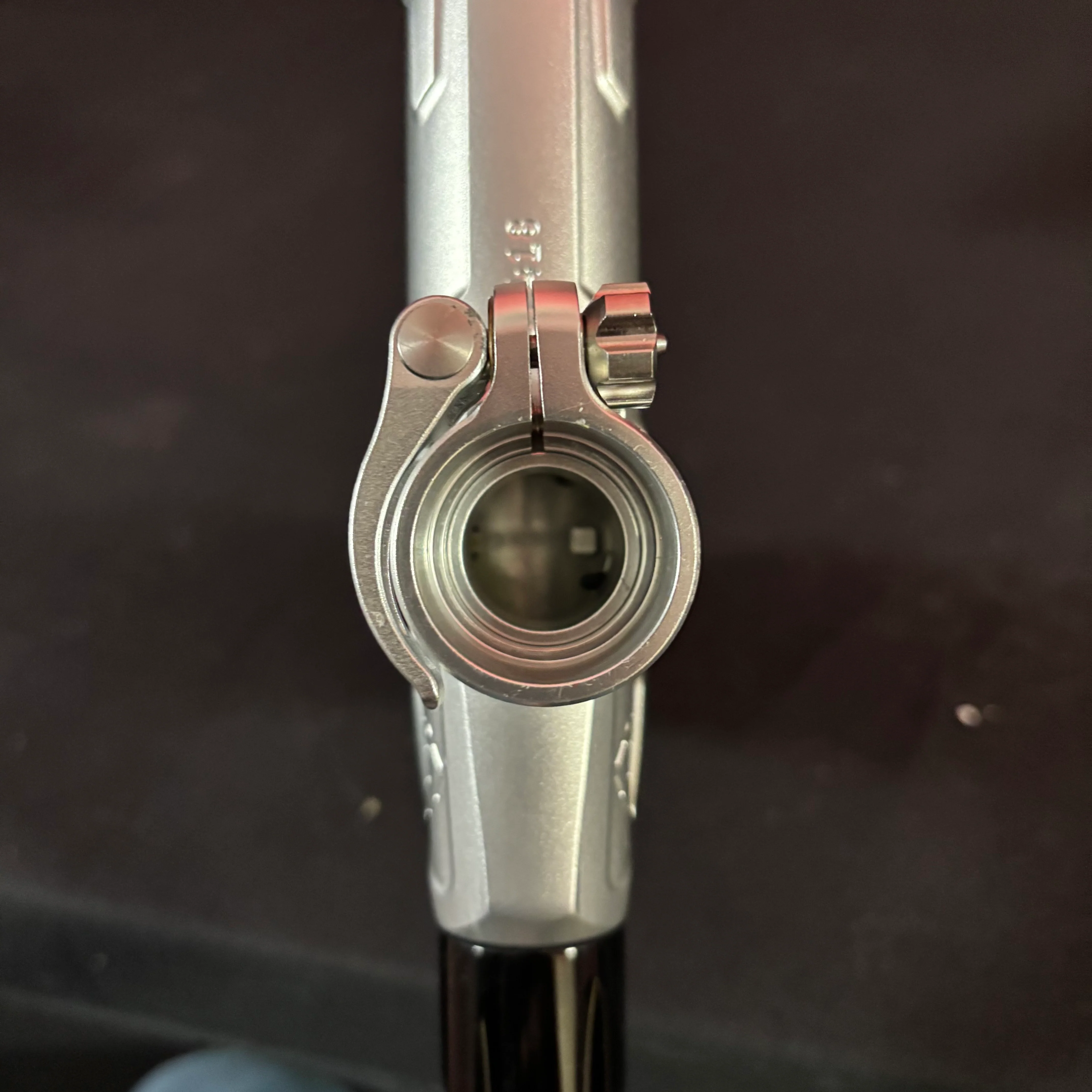 Used Infamous/Planet Eclipse CS2 Paintball Gun - Pure Silver w/ Dye UL-S Barrel - Image 9