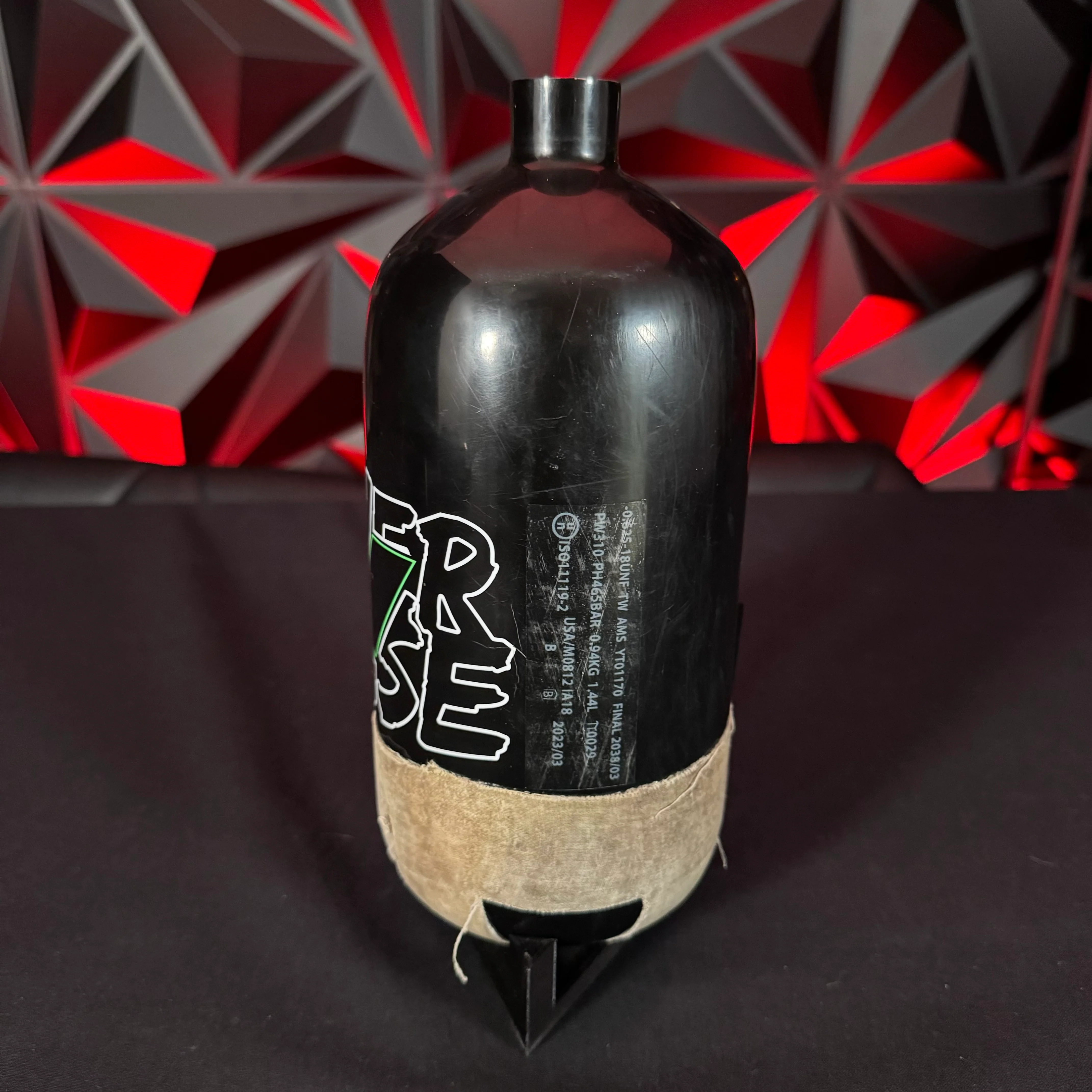 Used Infamous/Powerhouse 88/45000 Paintball Tank *Bottle Only* - Image 2
