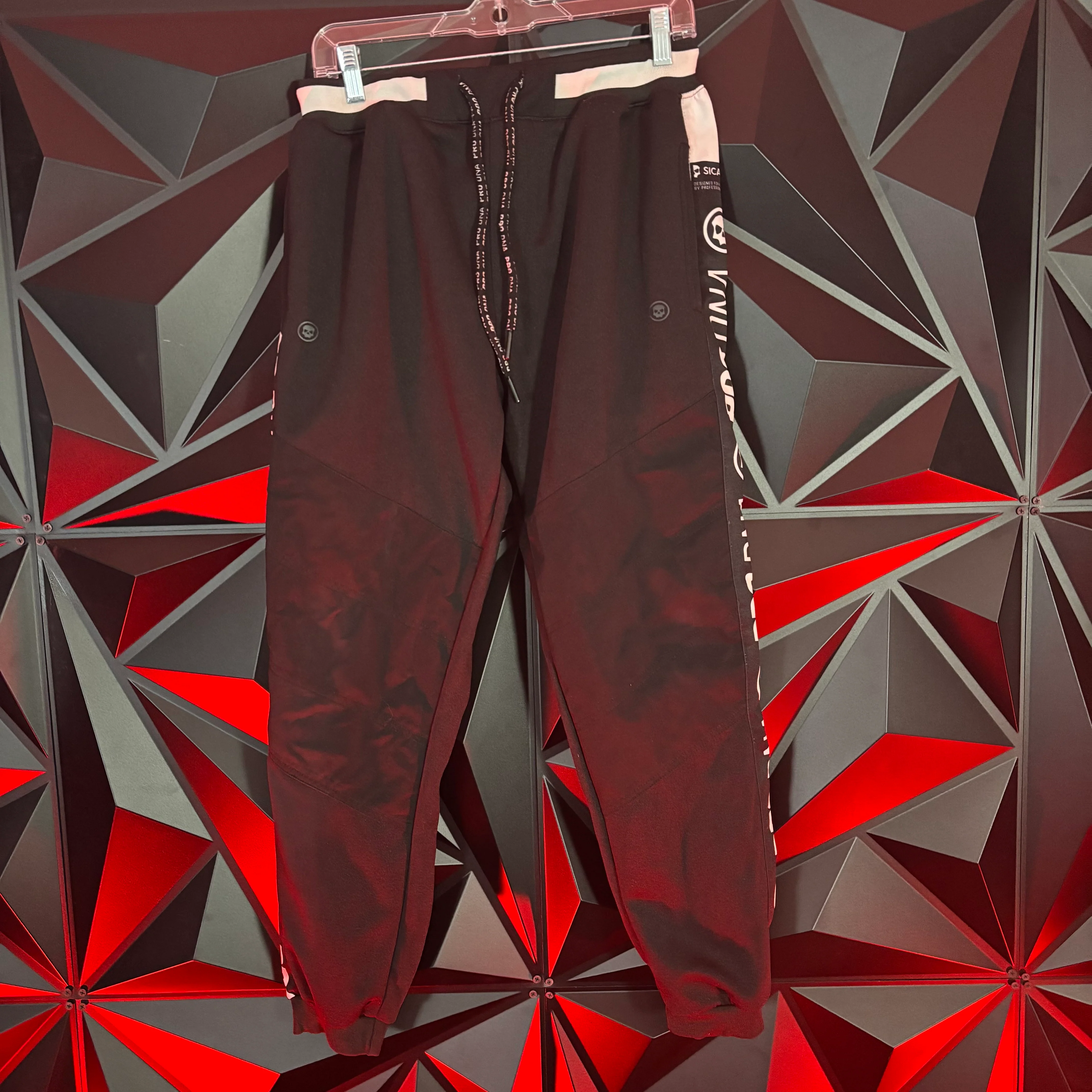 Used Infamous Pro DNA Sicario Jogger Paintball Pants - Large - White