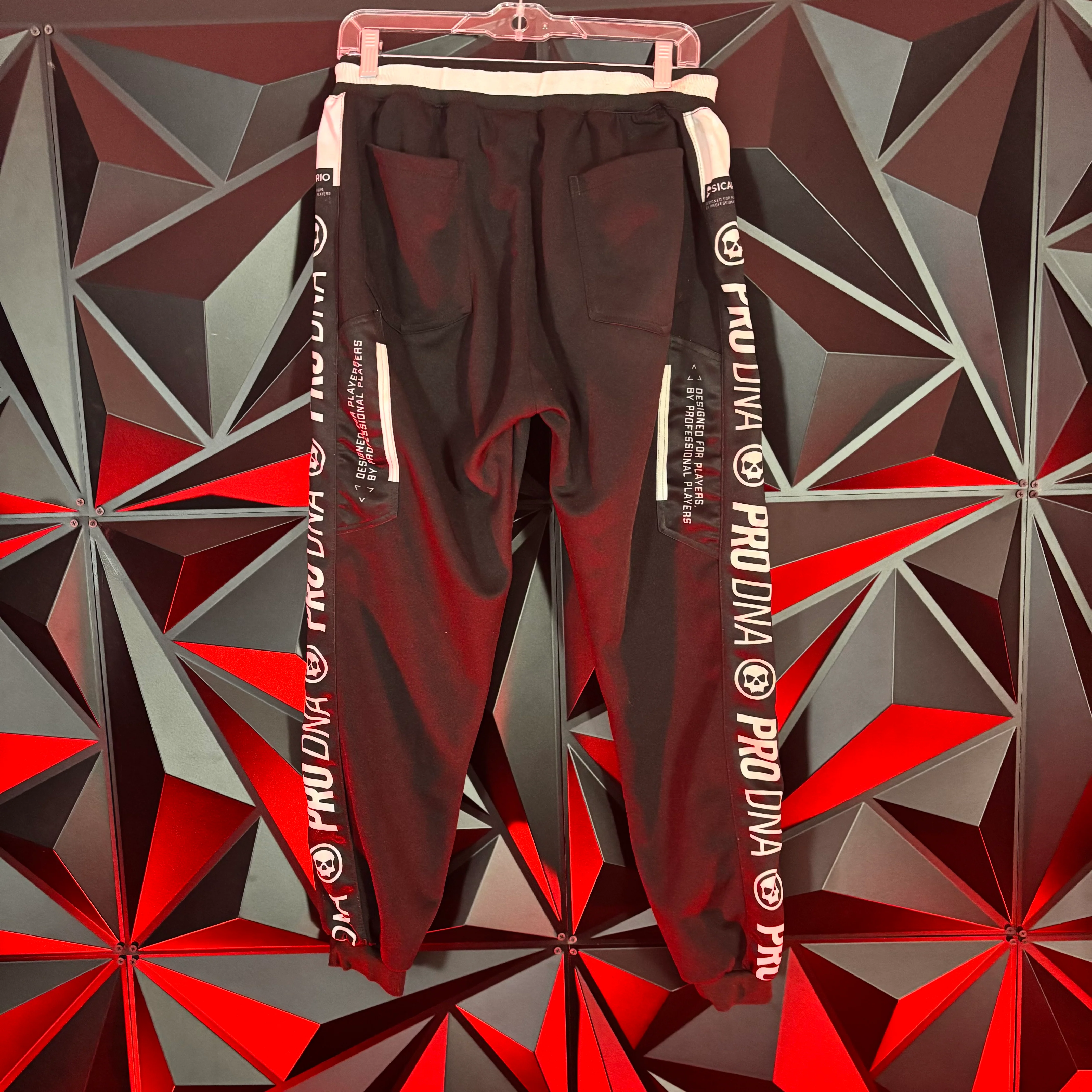 Used Infamous Pro DNA Sicario Jogger Paintball Pants - Large - White - Image 2