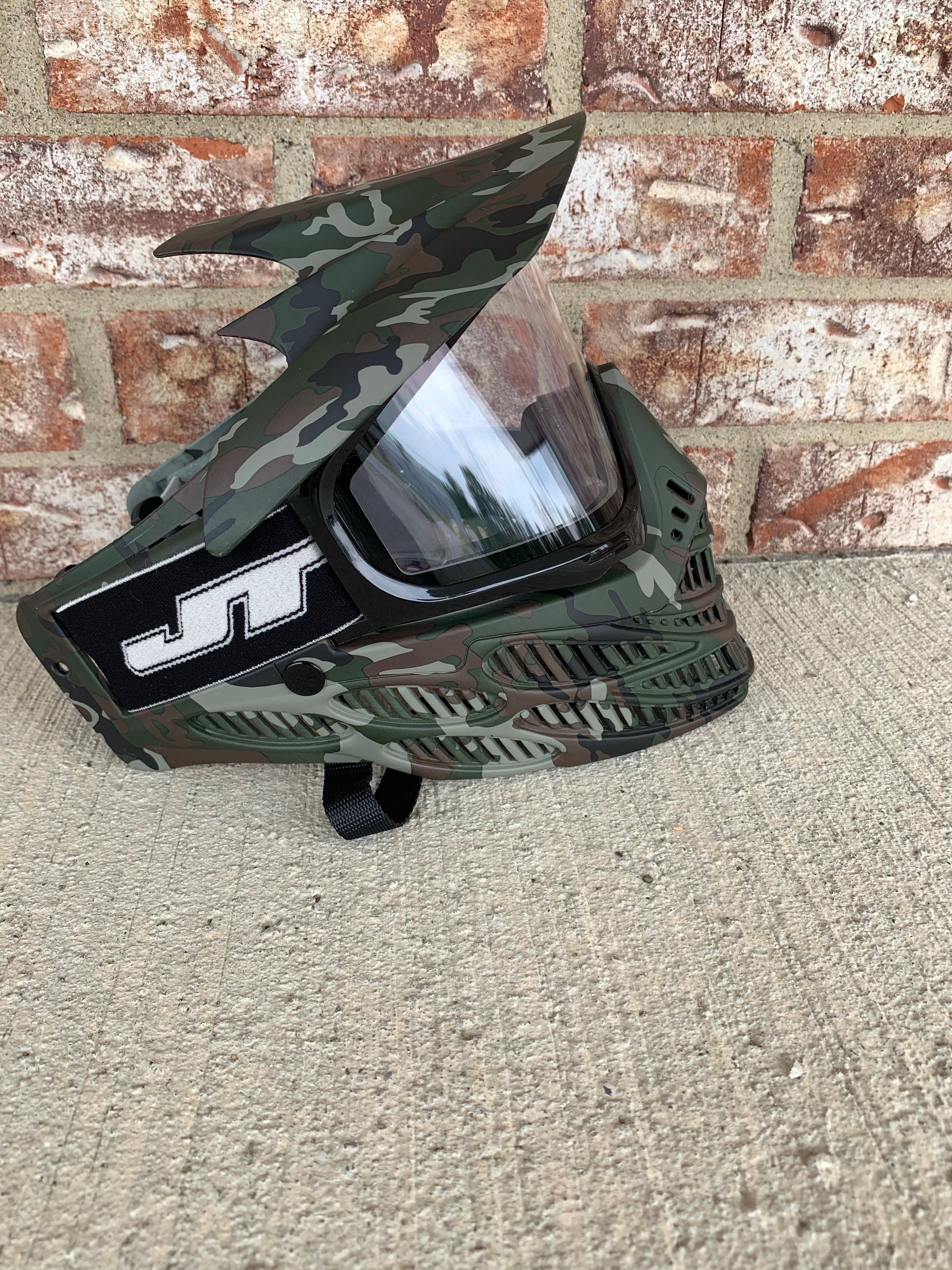 Used JT Flex 8 Paintball Mask - Camo - Image 3