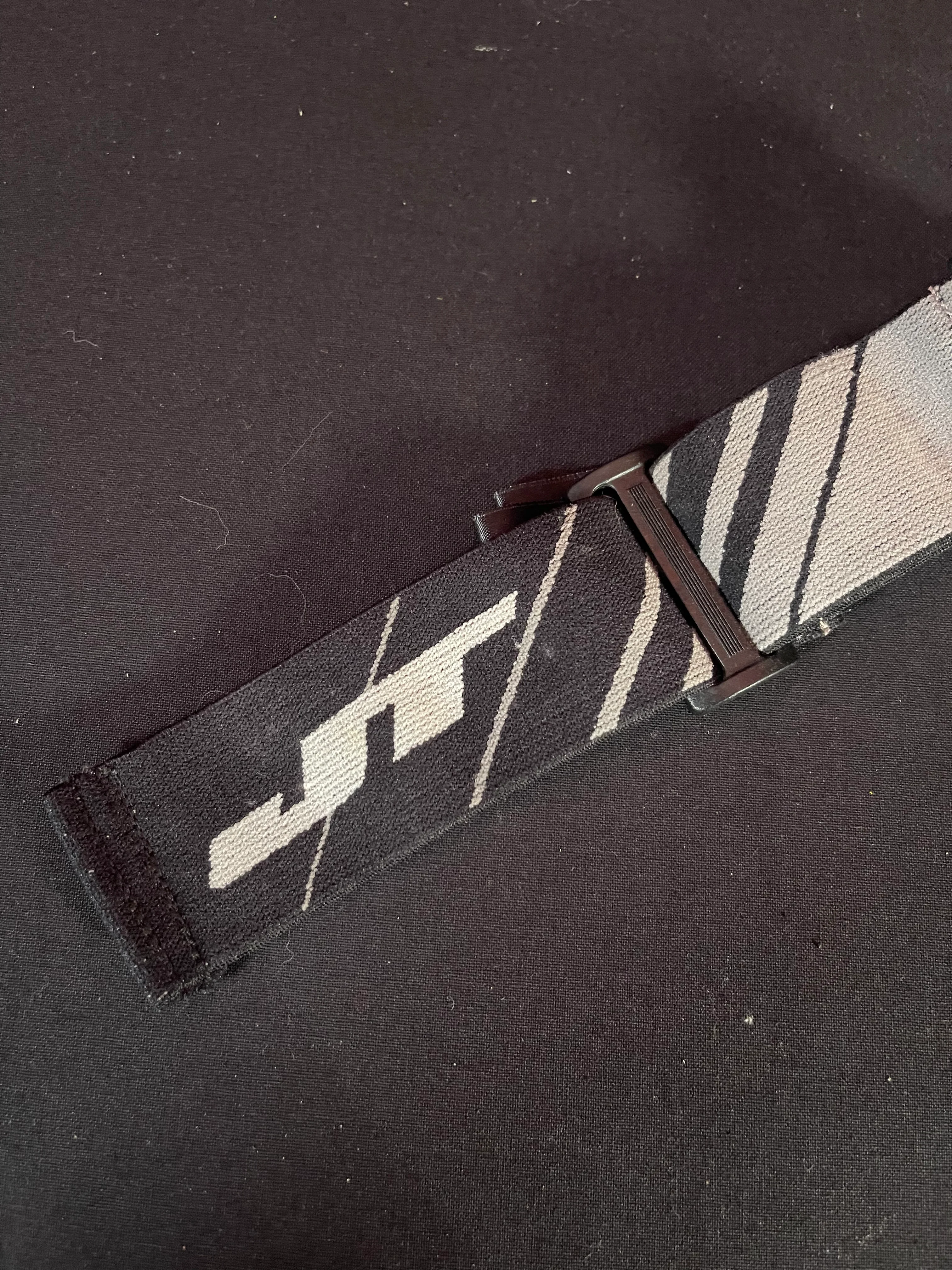Used JT Goggle Strap - Grey/Black - Image 2