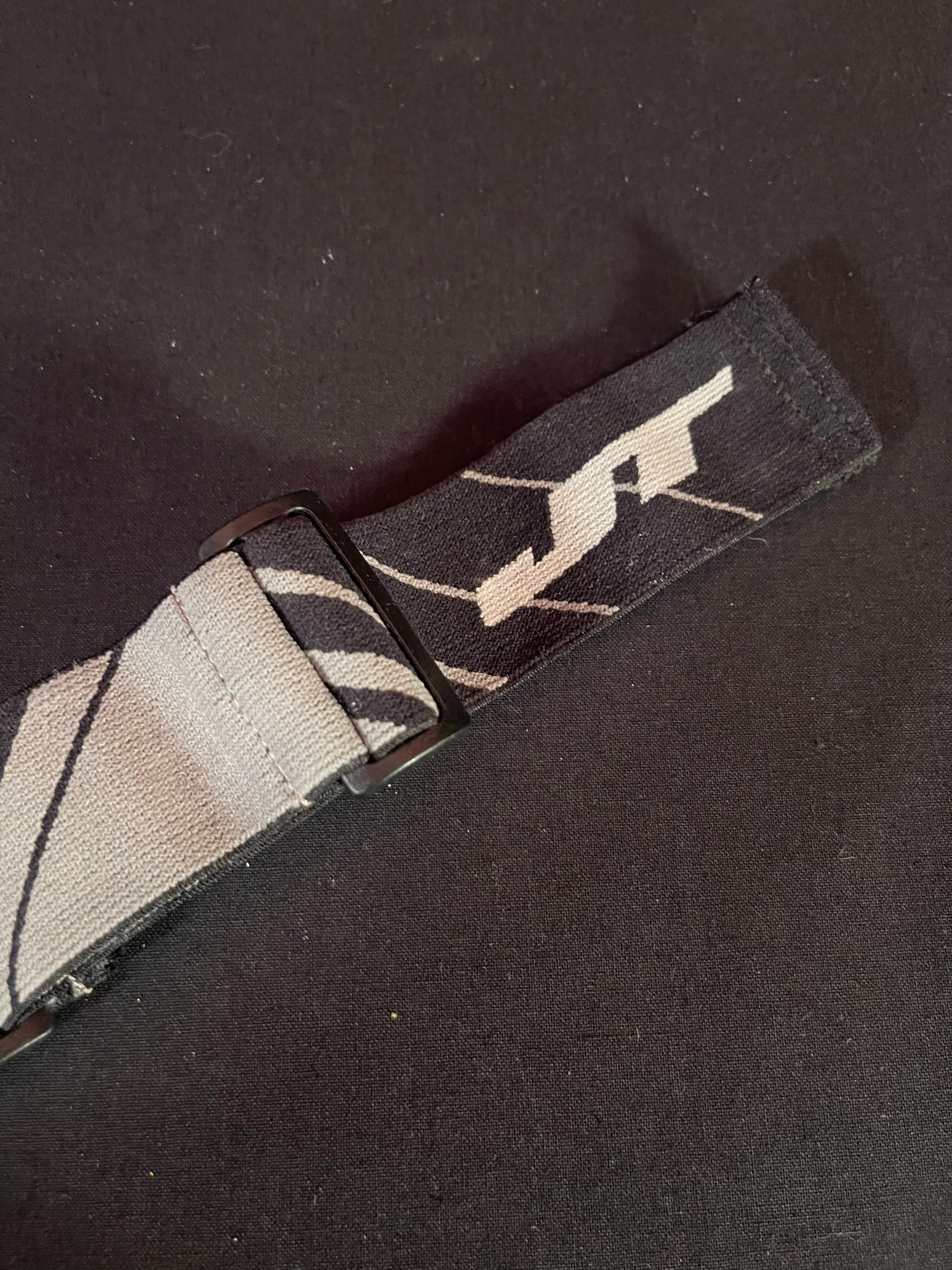 Used JT Goggle Strap - Grey/Black - Image 3
