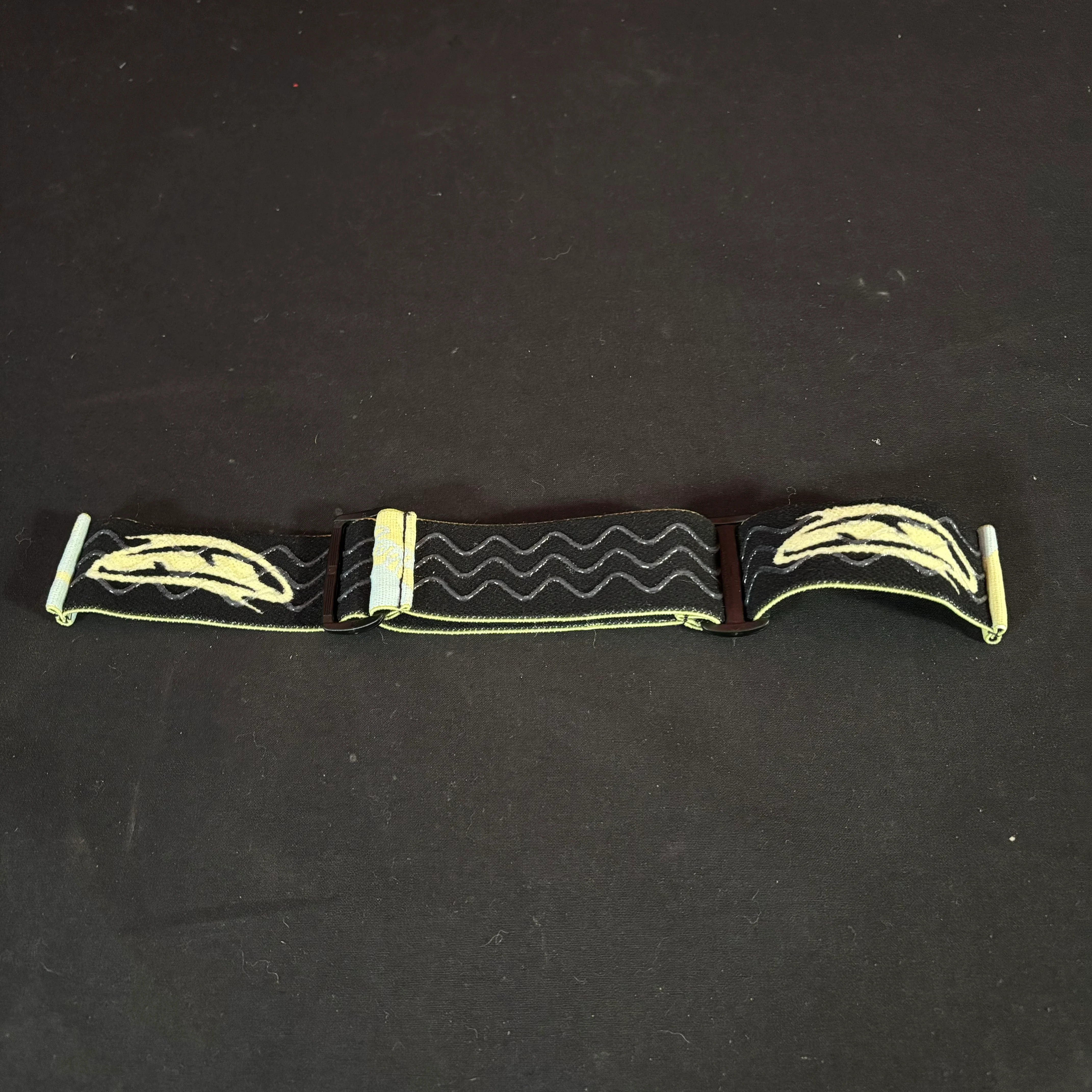 Used JT Proflex Back Strap "Monkey with a Gun" - Yellow/Baby Blue - Image 2