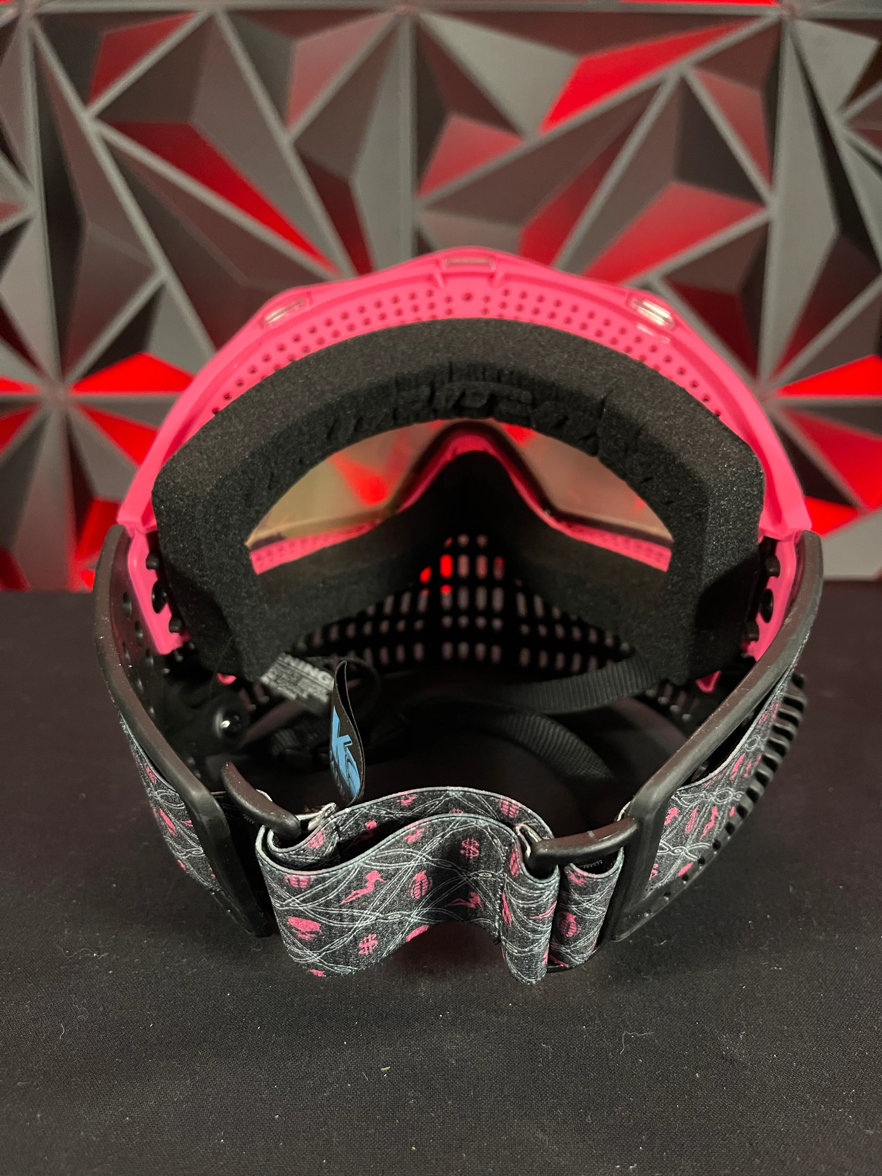 Used JT Proflex Mask - Custom Build - Black/Pink w/ 2 Lenses, Visor, Original Box & Soft Goggle Bag - Image 6