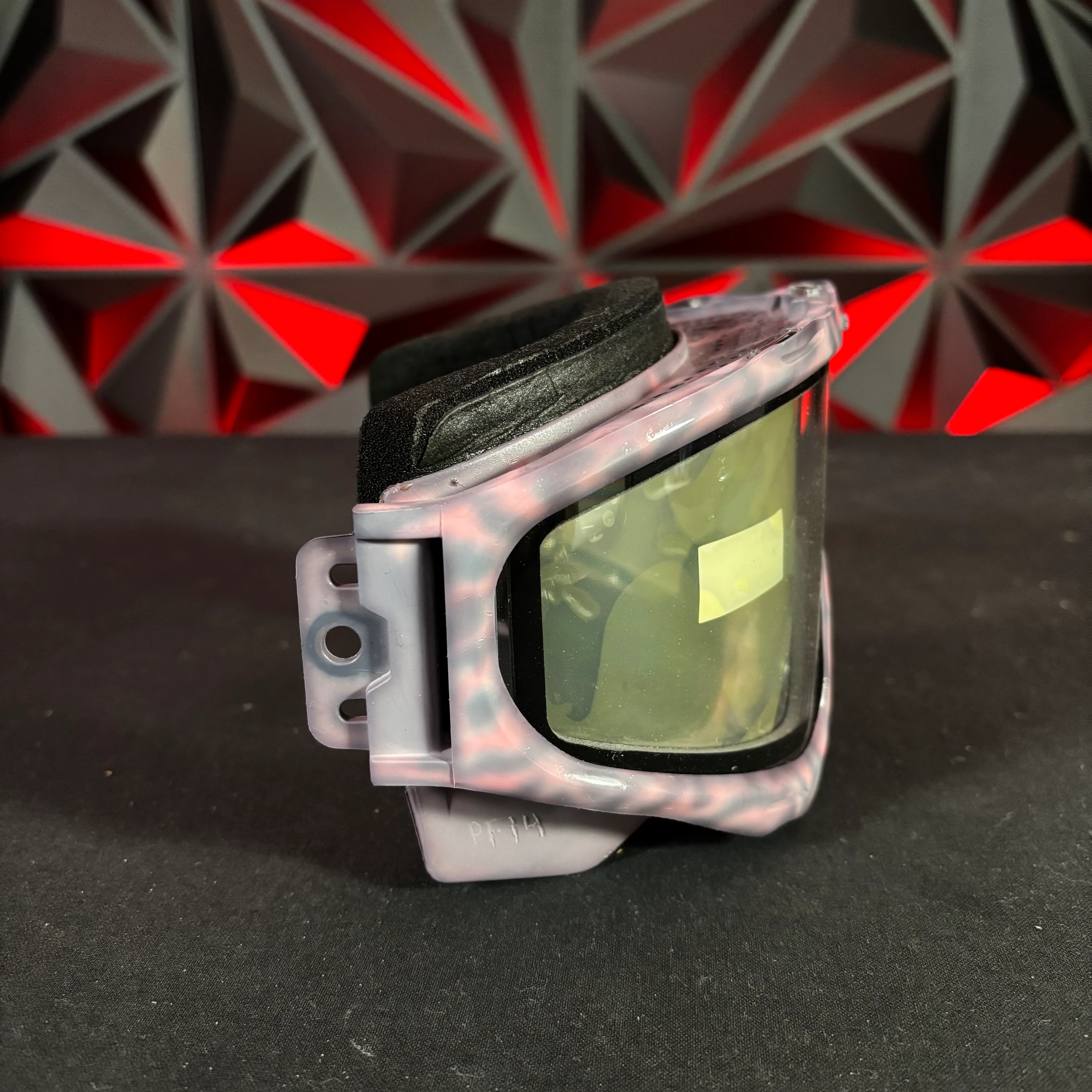 Used JT Proflex Paintball Frames - Pink/ purple cheeta *Custom Dipped* - Image 2