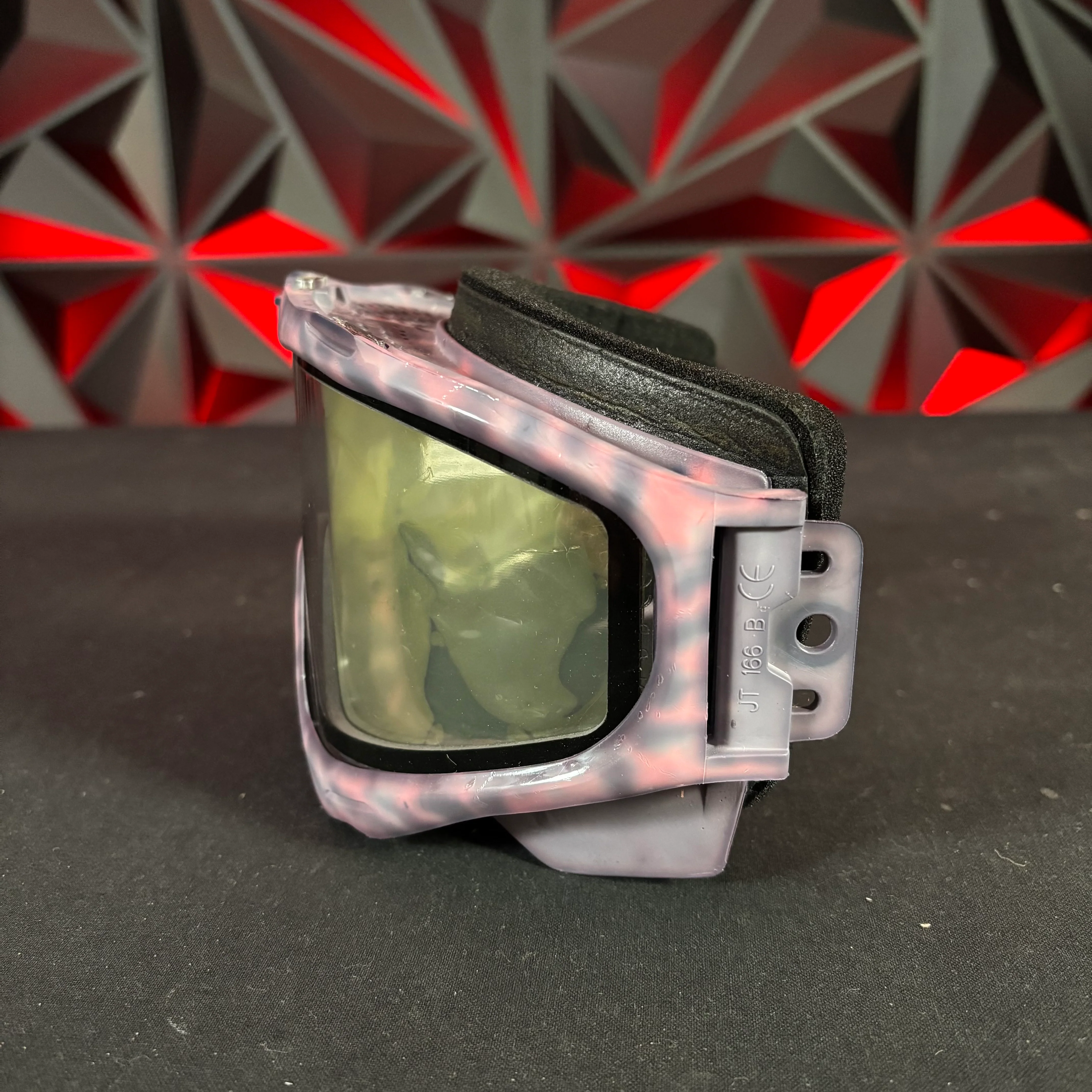 Used JT Proflex Paintball Frames - Pink/ purple cheeta *Custom Dipped* - Image 4