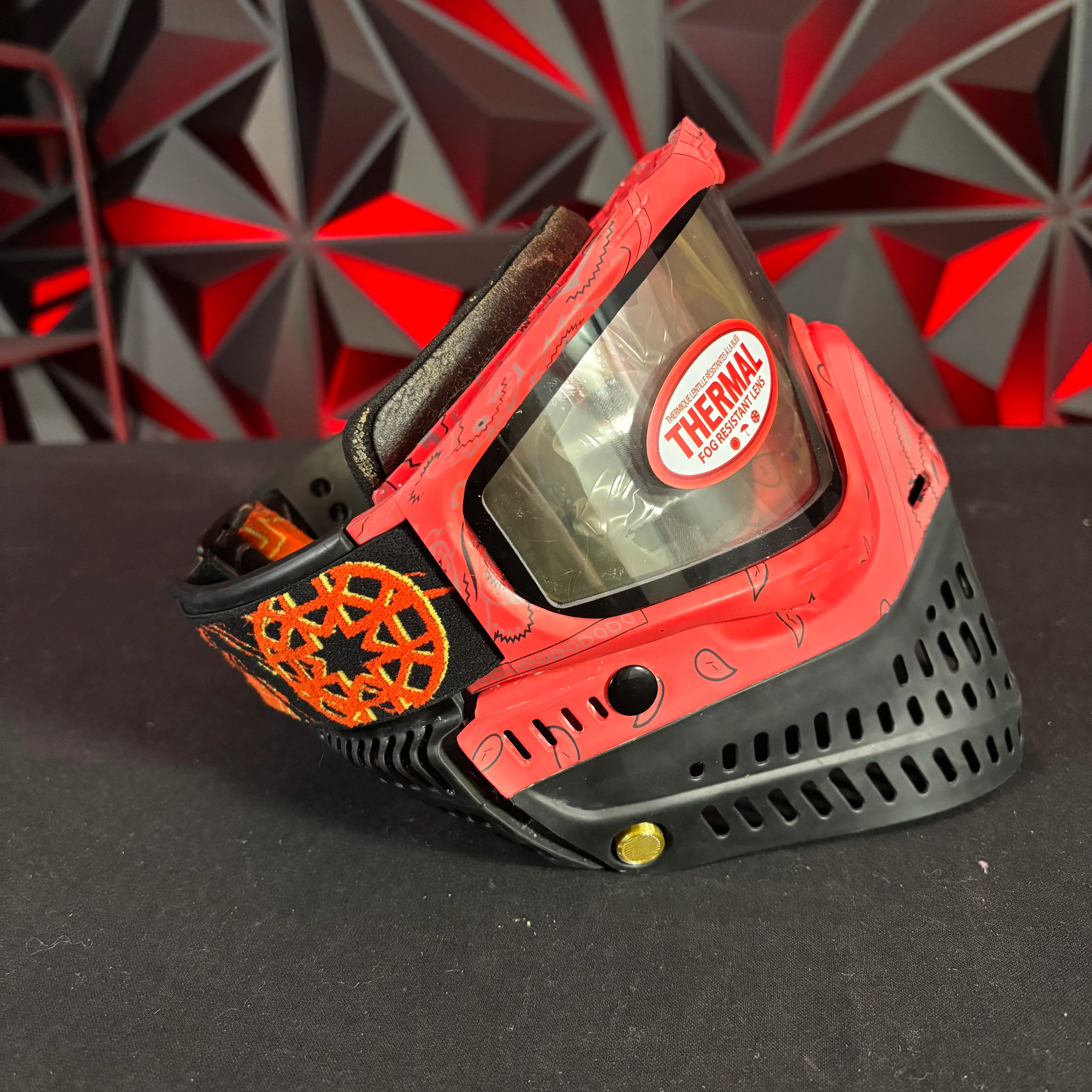 Used JT Proflex Paintball Maks - SE Red Sandana - Image 2