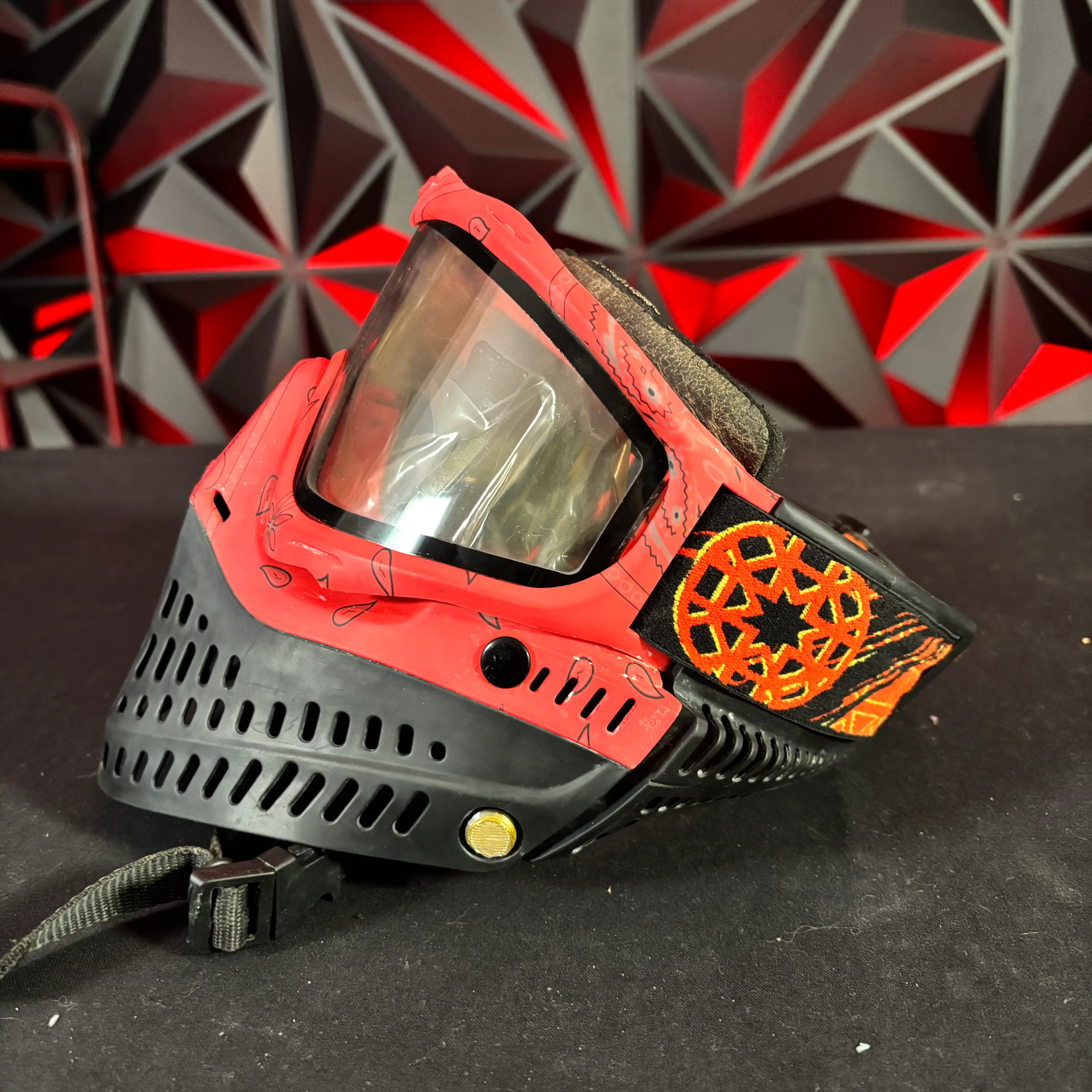 Used JT Proflex Paintball Maks - SE Red Sandana - Image 5