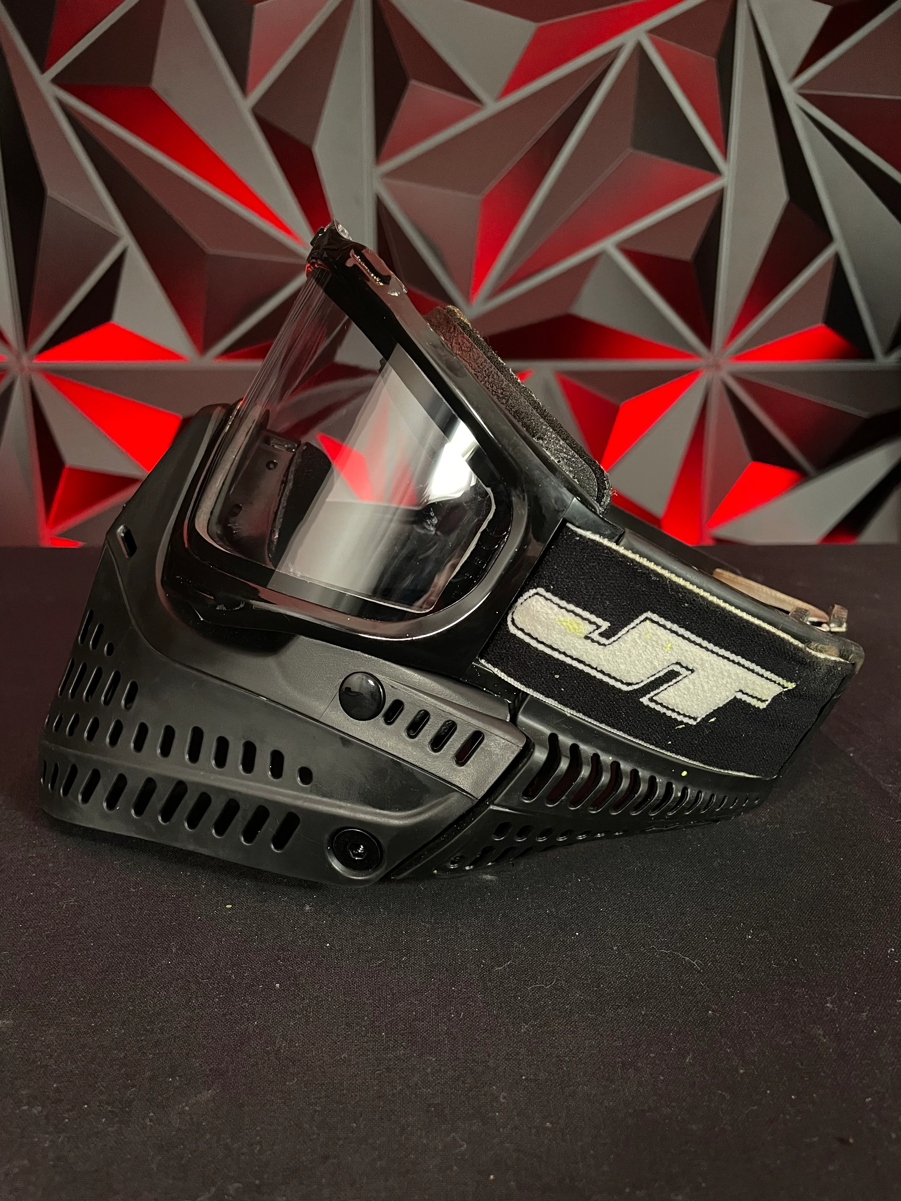 Used JT Proflex Paintball Mask - Black w/ No Visor - Image 3