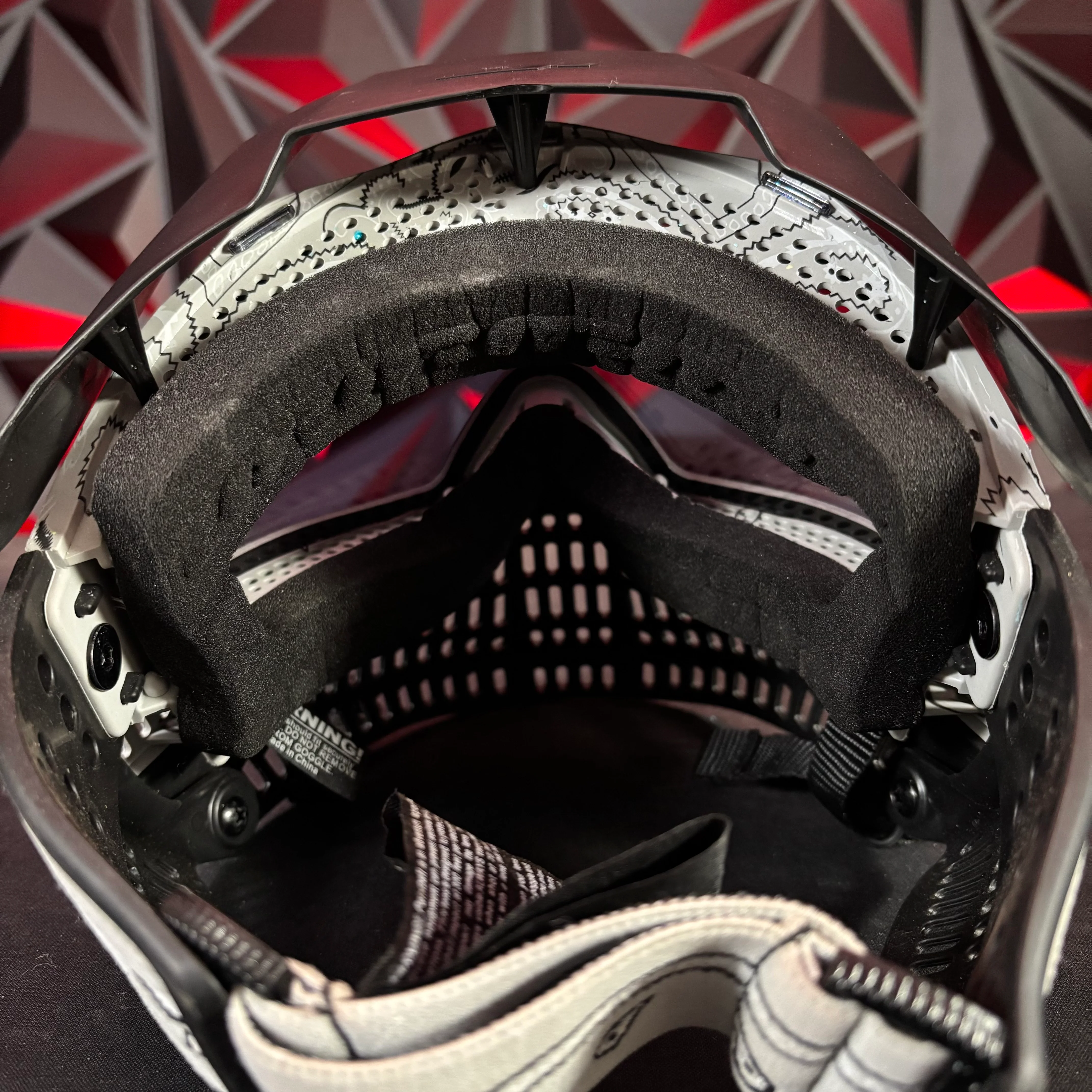 Used JT Proflex Paintball Mask - LE Bandana Grey w/ Sandana Back Strap - Image 4