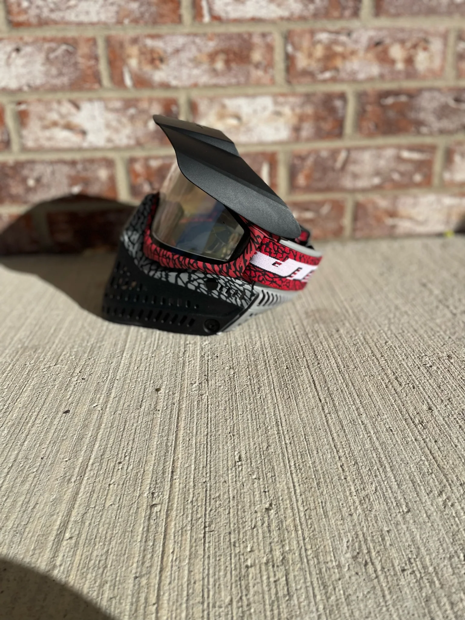 Used JT Proflex Paintball Mask - LE BNIB w/ Black Spare Ears - Image 2
