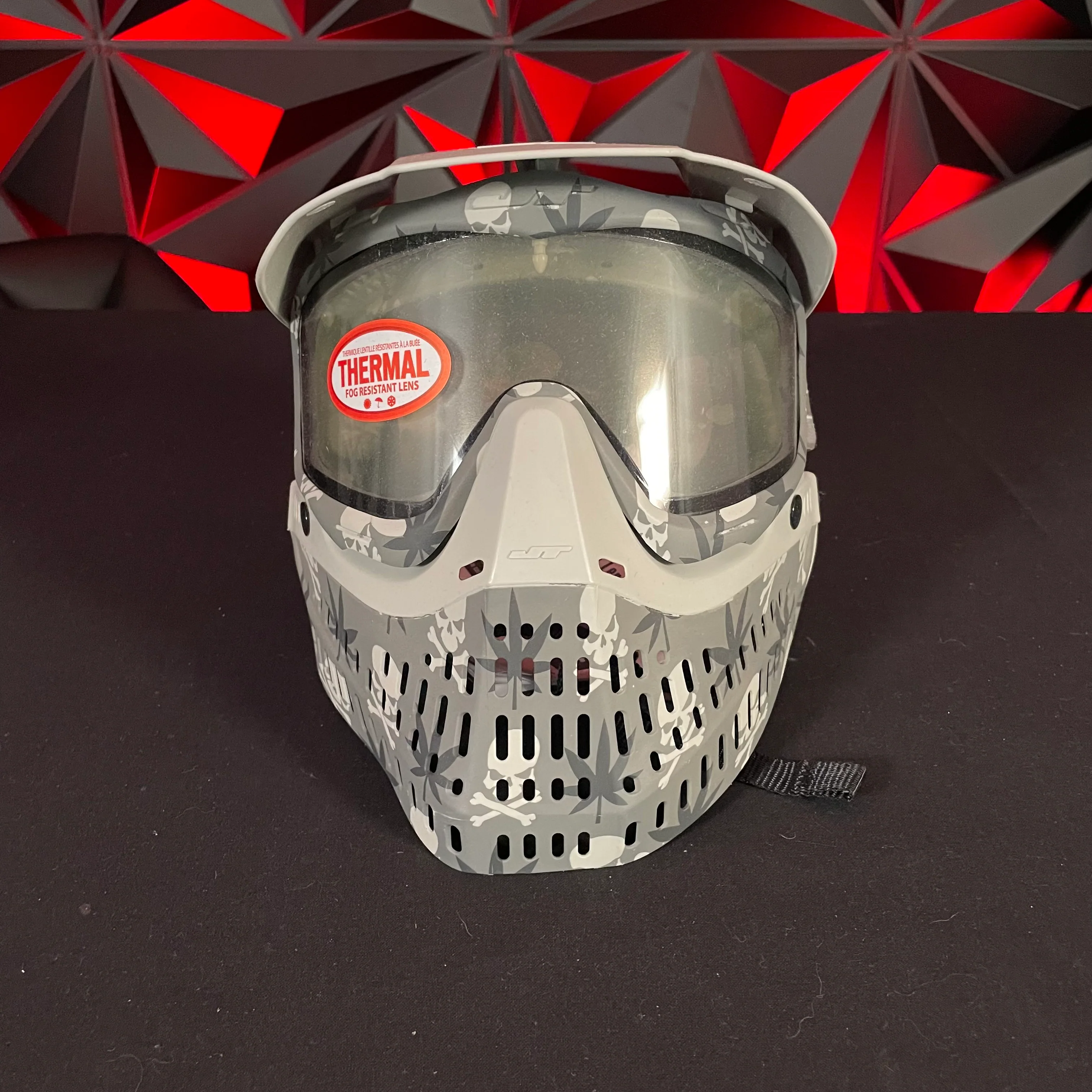 Used JT Proflex Paintball Mask - LE Live Long w/Clear Lens and Soft Goggle Bag - Image 2