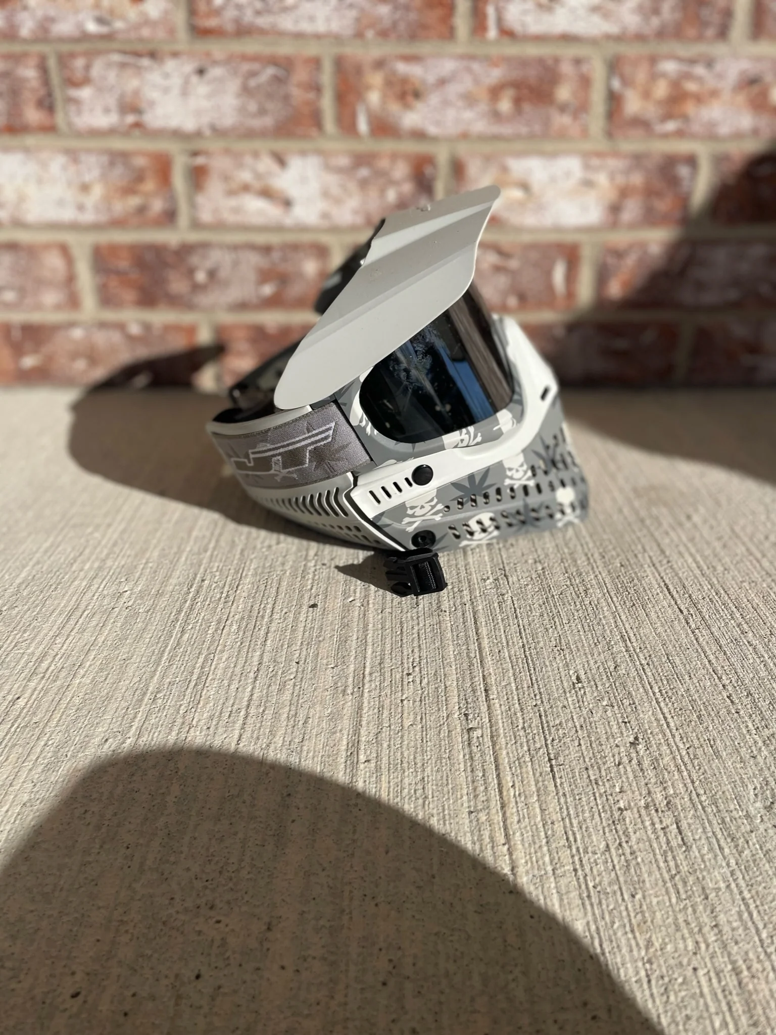 Used JT Proflex Paintball Mask - LE Skulls and Leaves - Image 2