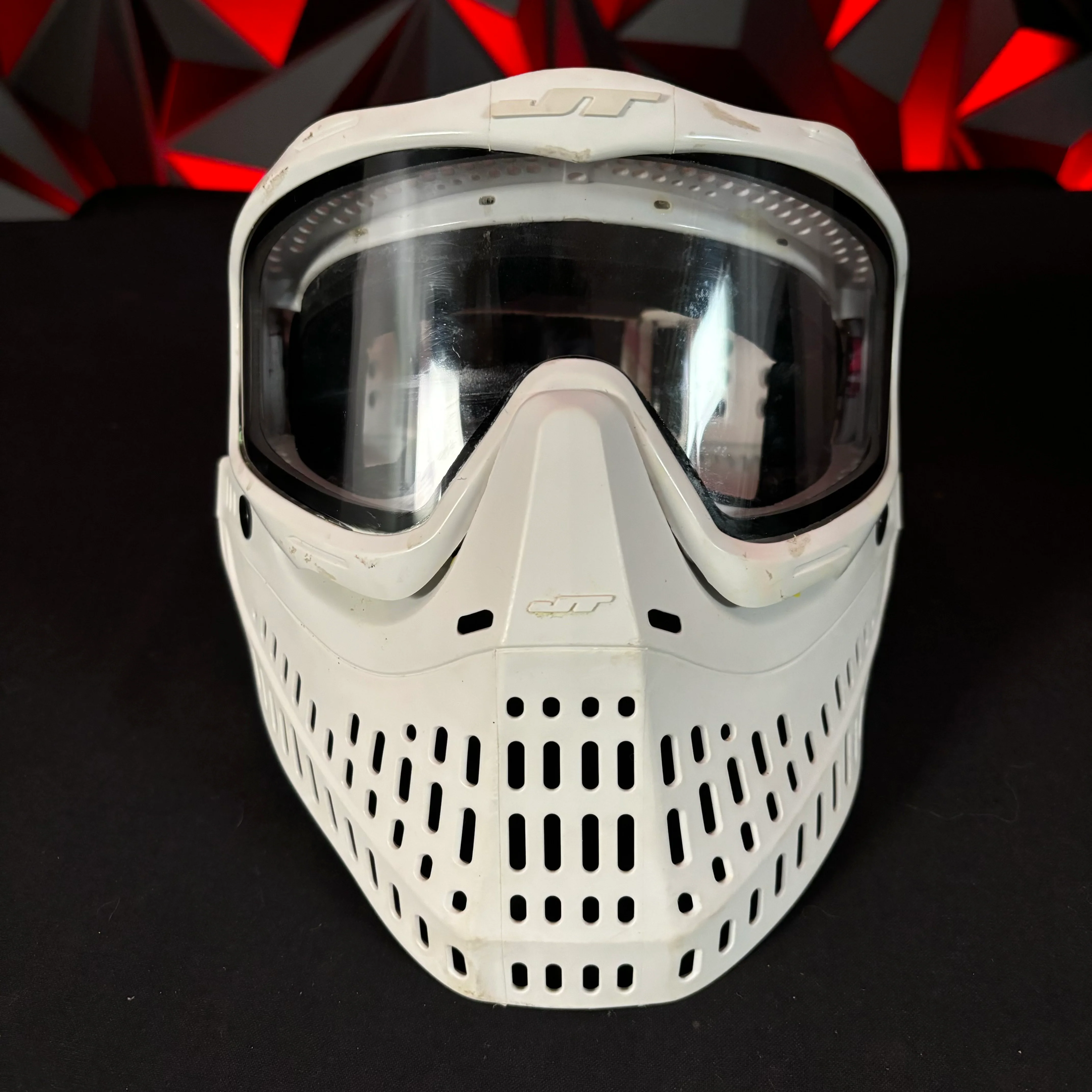 Used JT Proflex Paintball Mask - LE White - Image 2