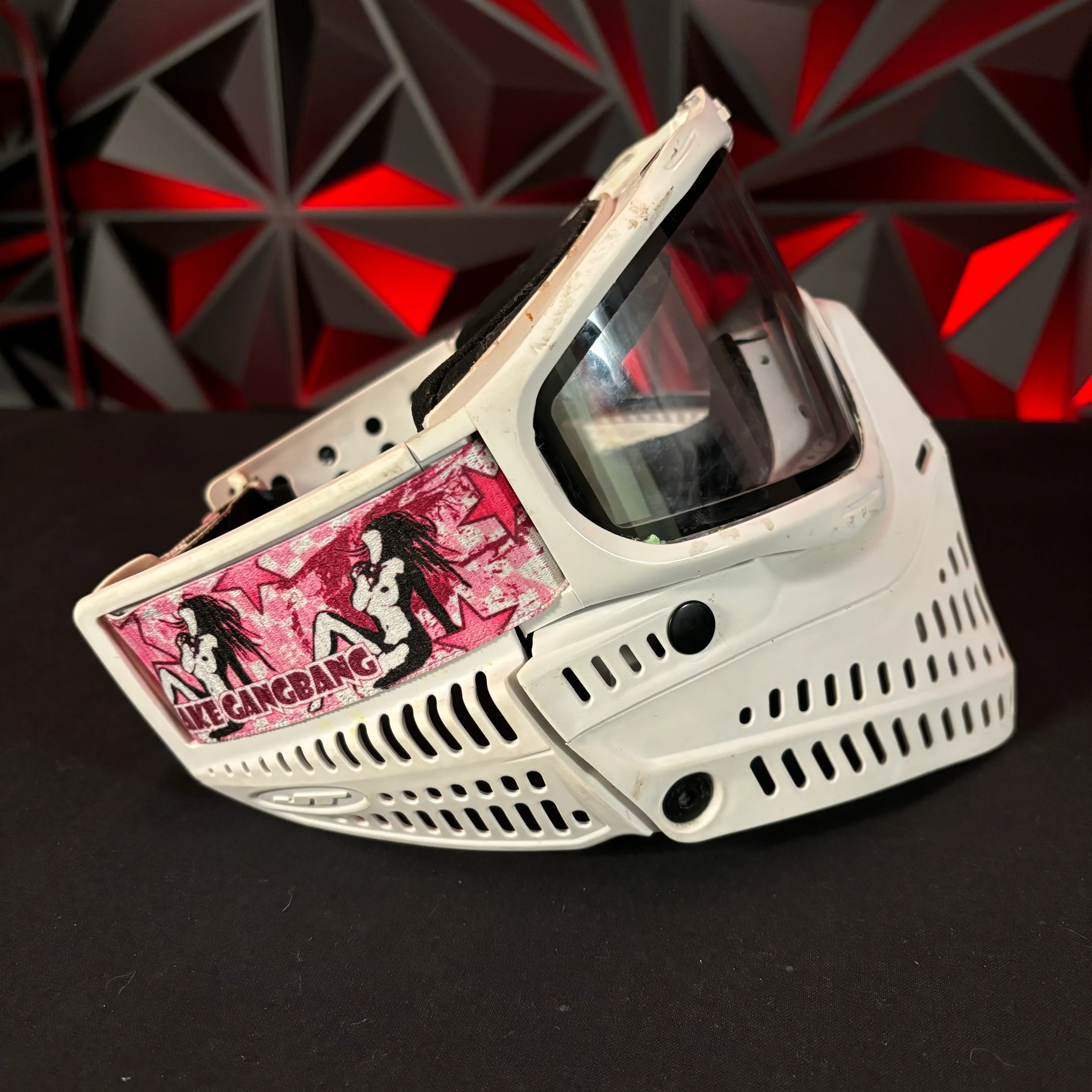 Used JT Proflex Paintball Mask - LE White - Image 3