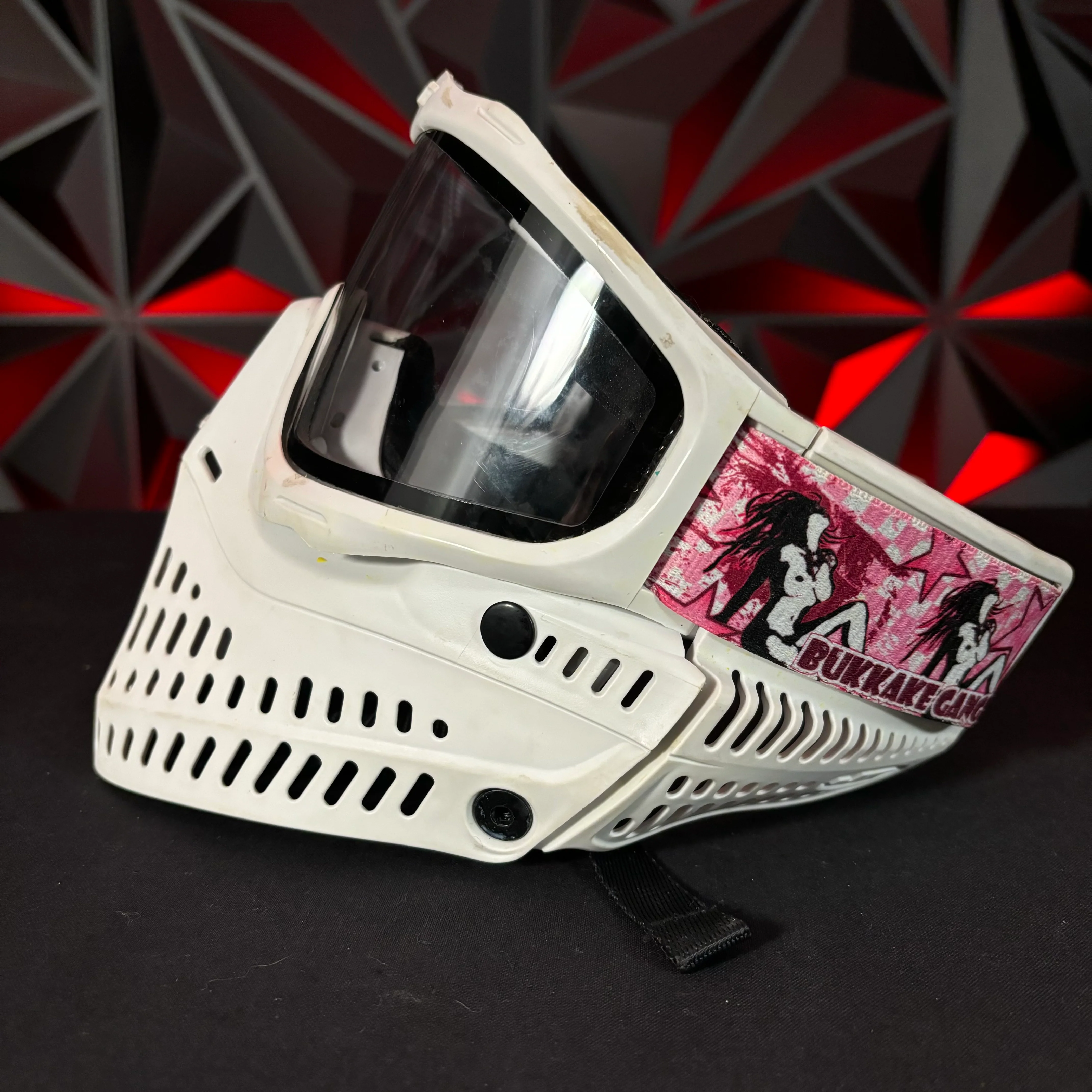 Used JT Proflex Paintball Mask - LE White - Image 4